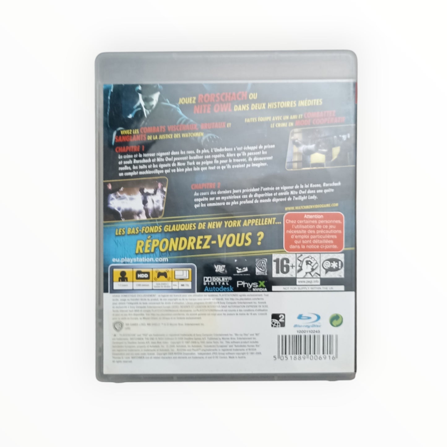 WATCHMEN playstation 3 (PS3)