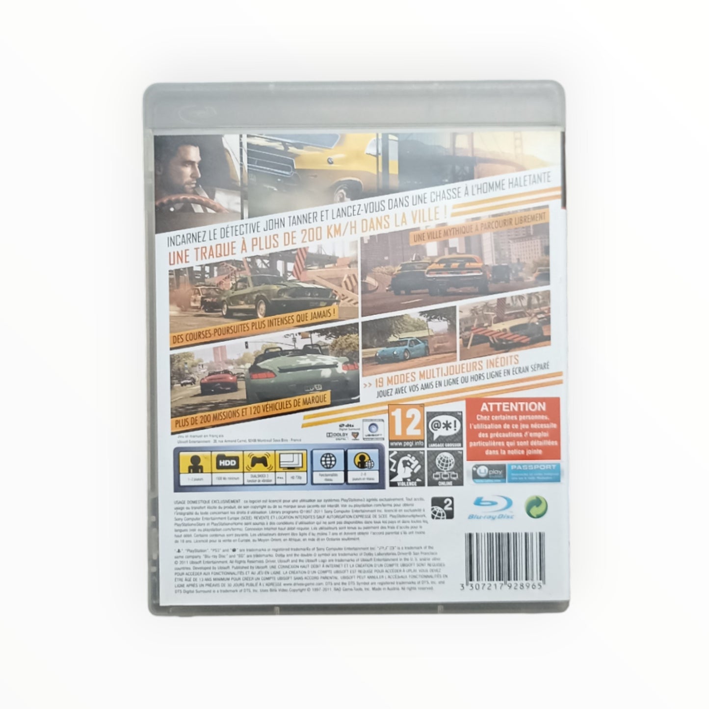DRIVER SAN FRANCISCO playstation 3 (PS3)