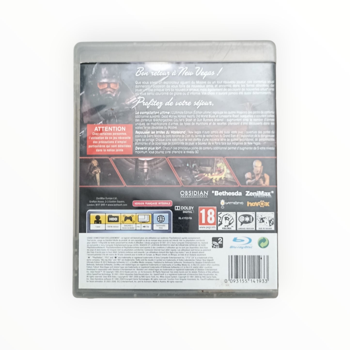 FALLOUT NEW VEGAS playstation 3 (PS3)