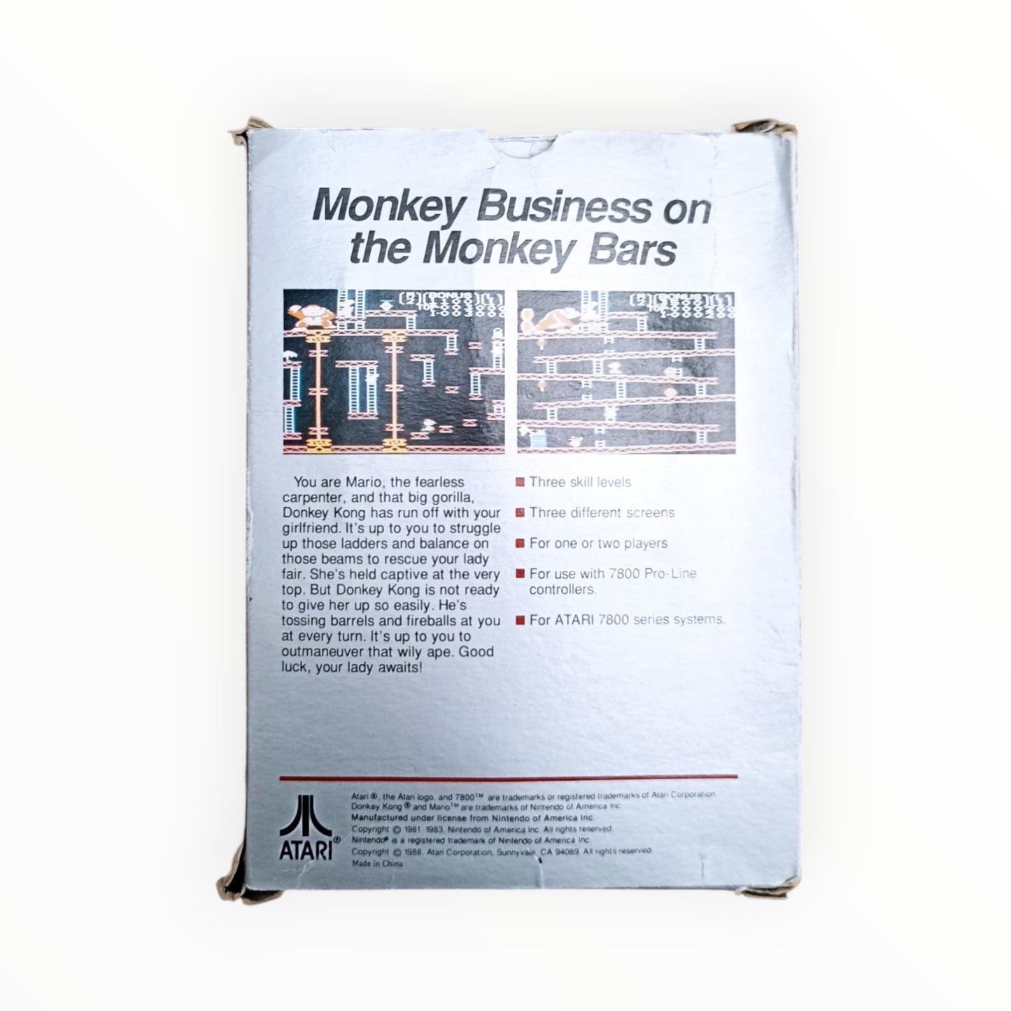 Donkey Kong Atari 7800