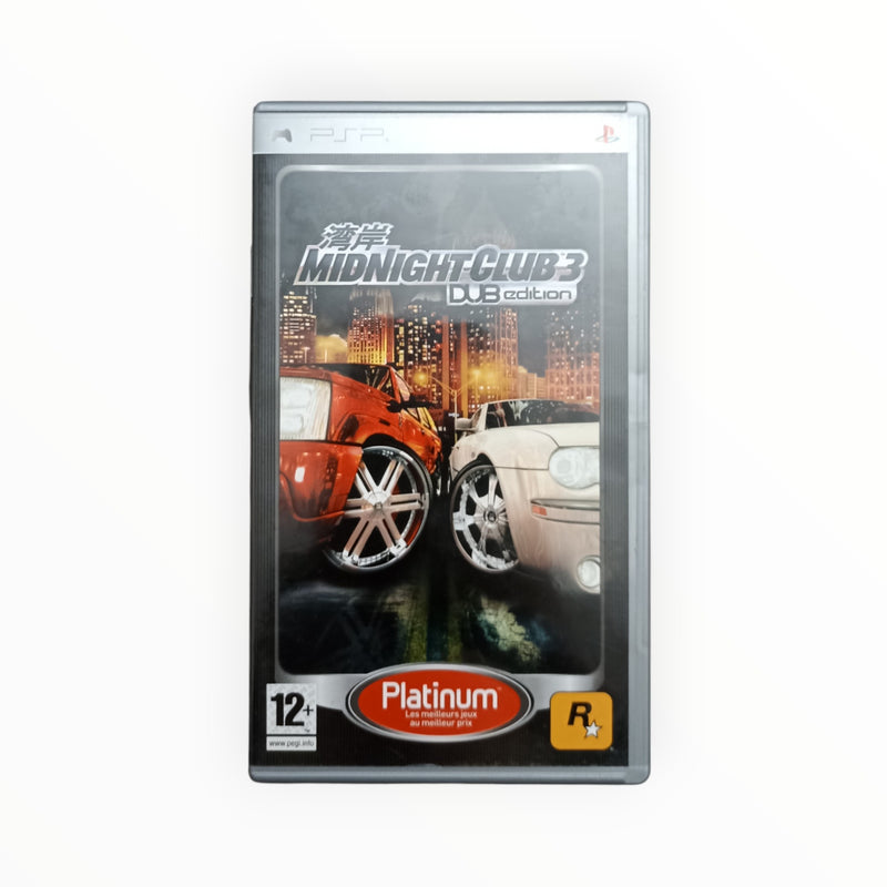 MIDNIGHT CLUB 3 playstation portable (PSP) Version Platinum