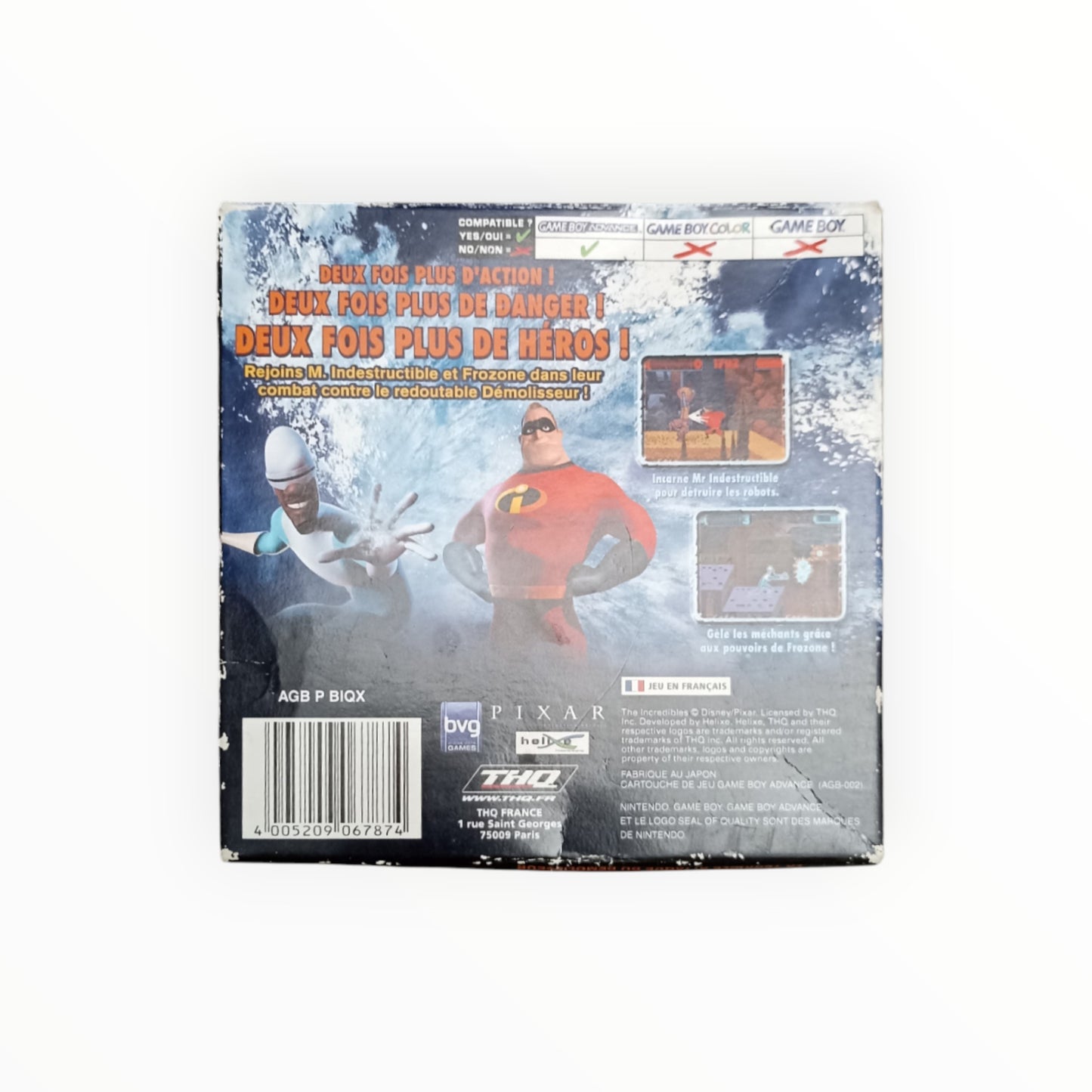 LES INDESTRUCTIBLES : La terribles attaques du démolisseur game boy advance