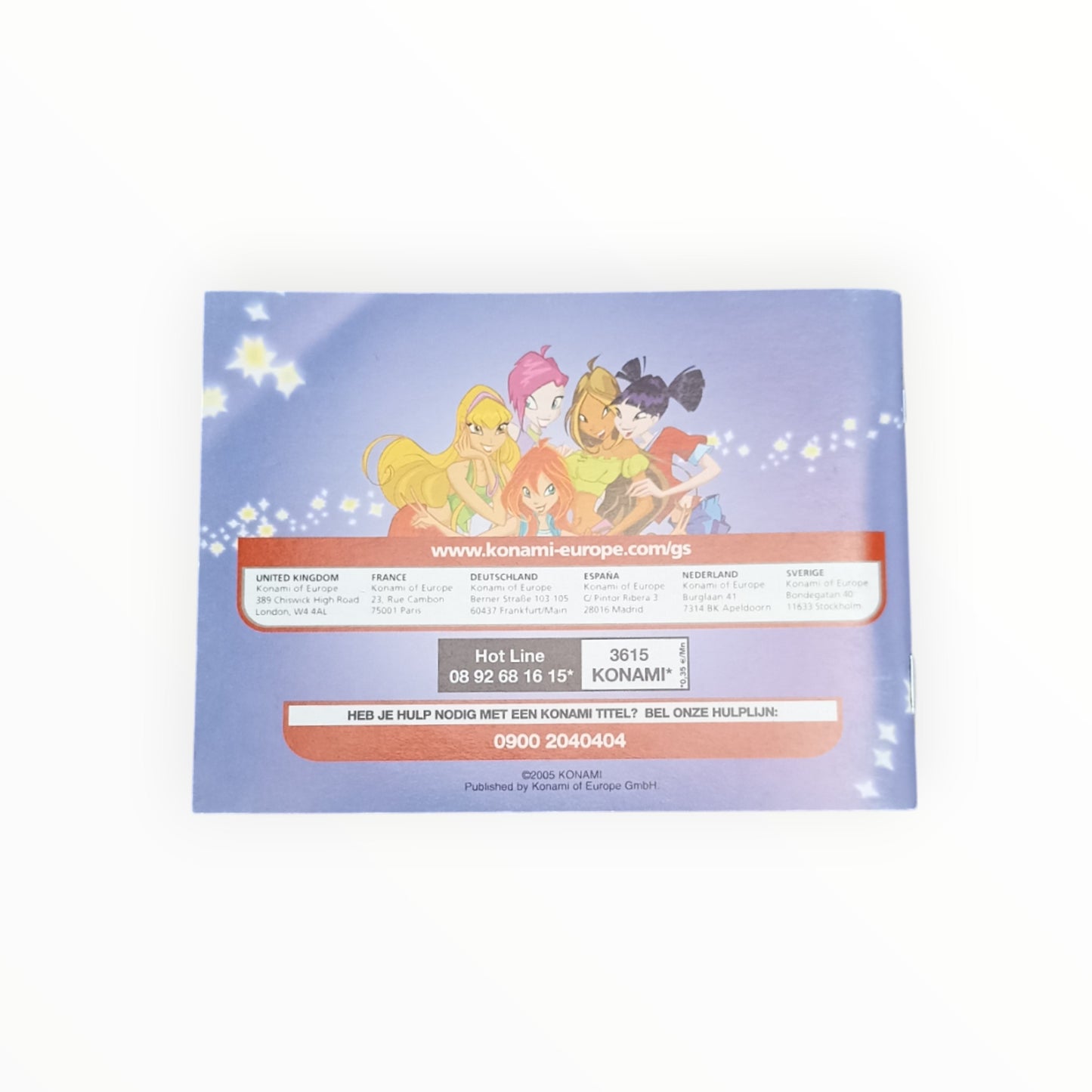 WINX CLUB game boy advance (boite + notice)
