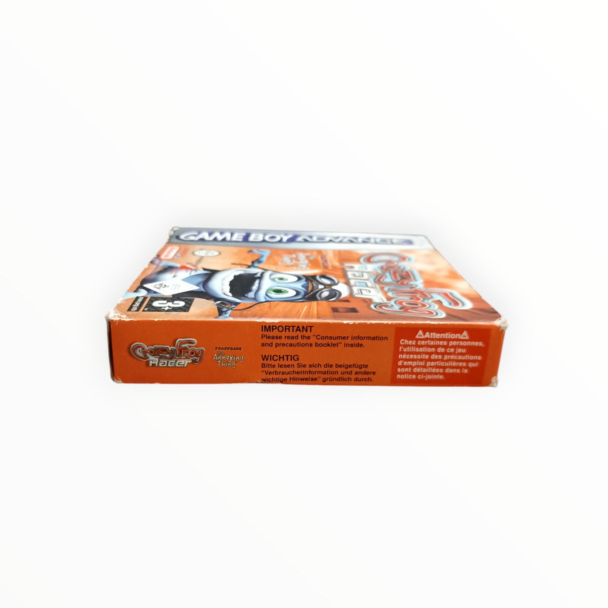 CRAZY FROG RACER Game Boy Advance (boite seule)