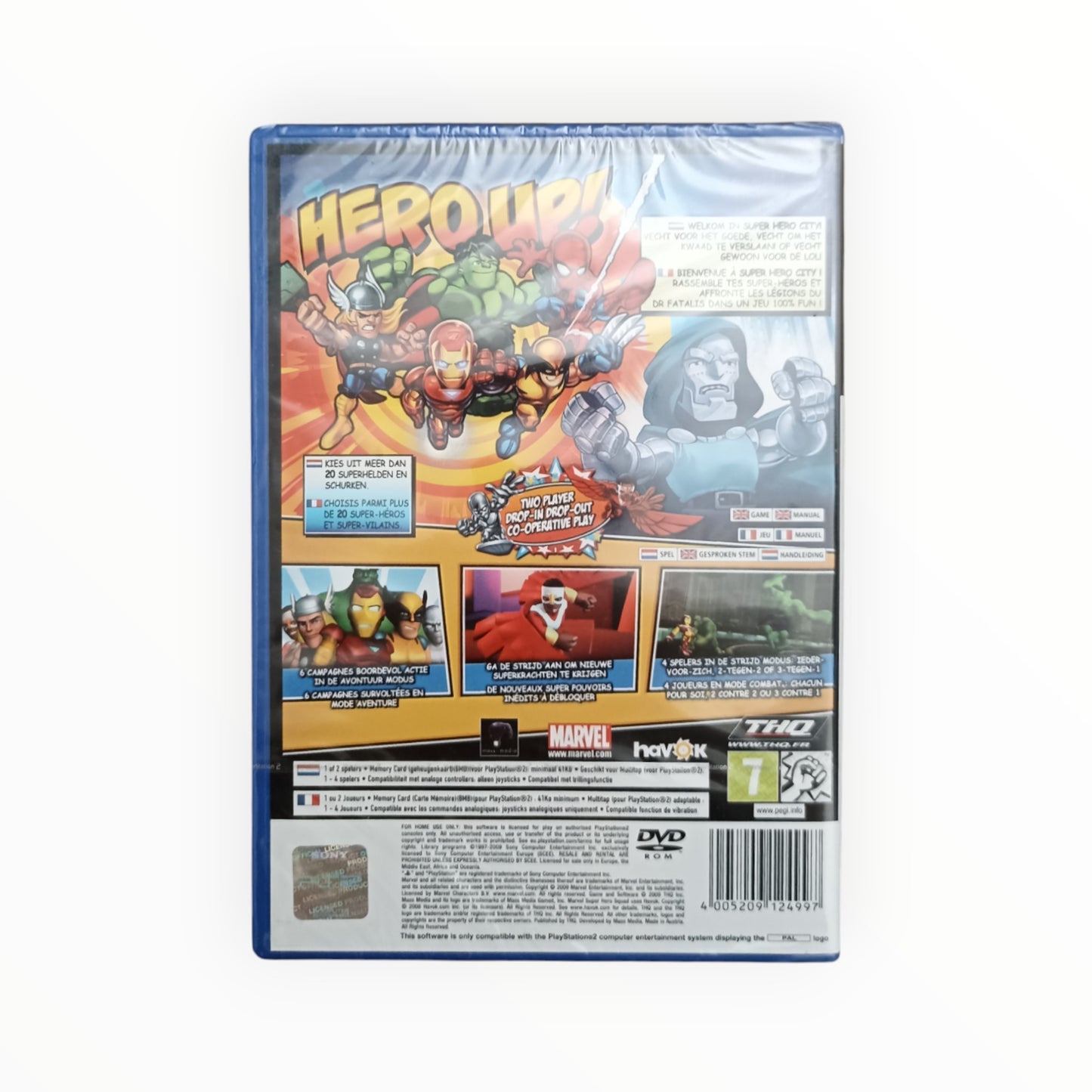 MARVEL SUPER HEROES SQUAD playstation 2 (PS2) (neuf sous blister)