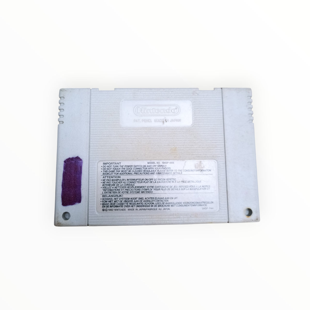 SUPER SOCCER super nintendo (SNES)