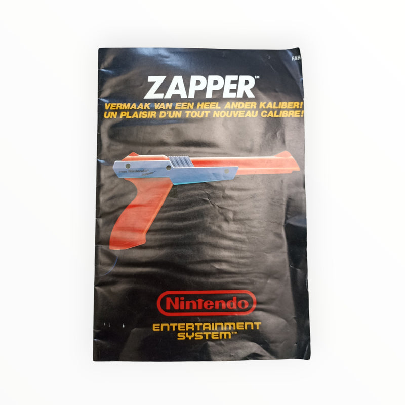 NOTICE ZAPPER nintendo NES