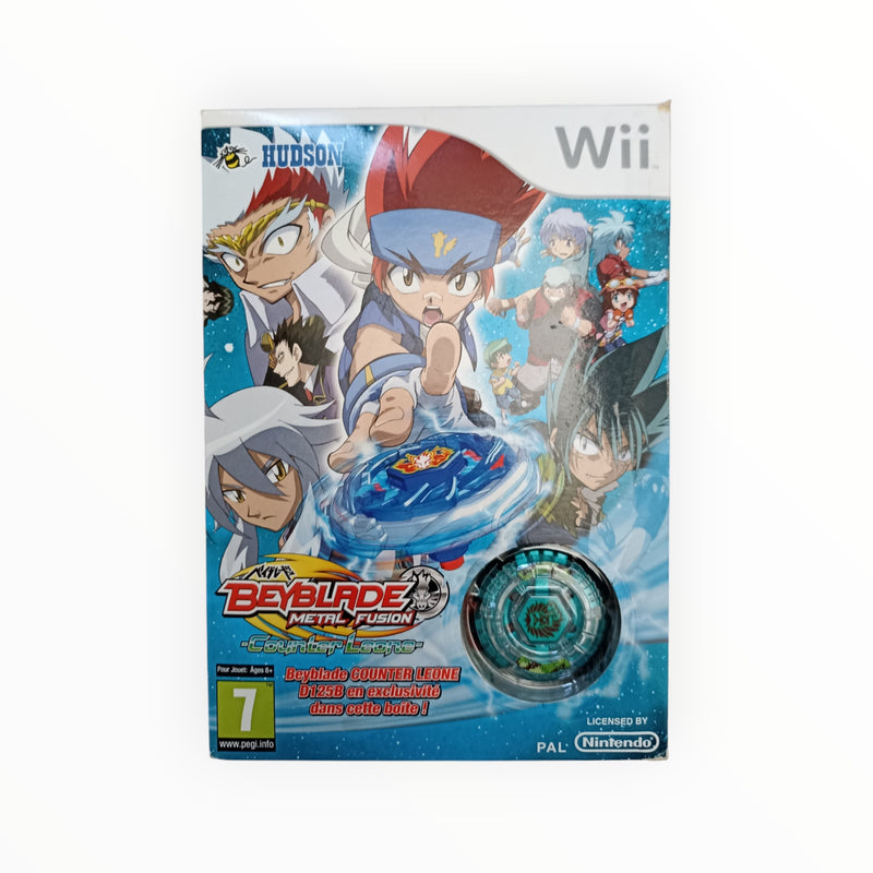 BEYBLADE METAL FUSION - Counter Leone - Nintendo Wii (édition avec toupie)