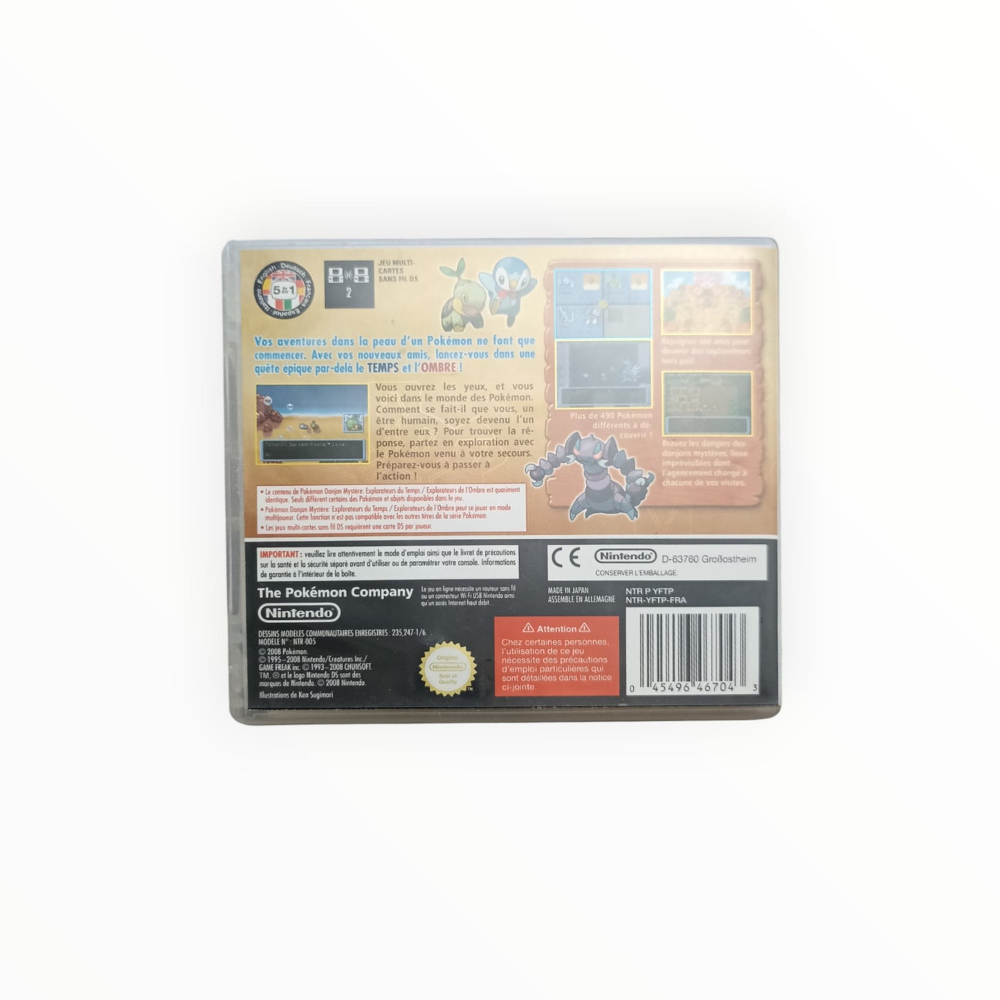 POKÉMON DONJON MYSTÈRE nintendo DS