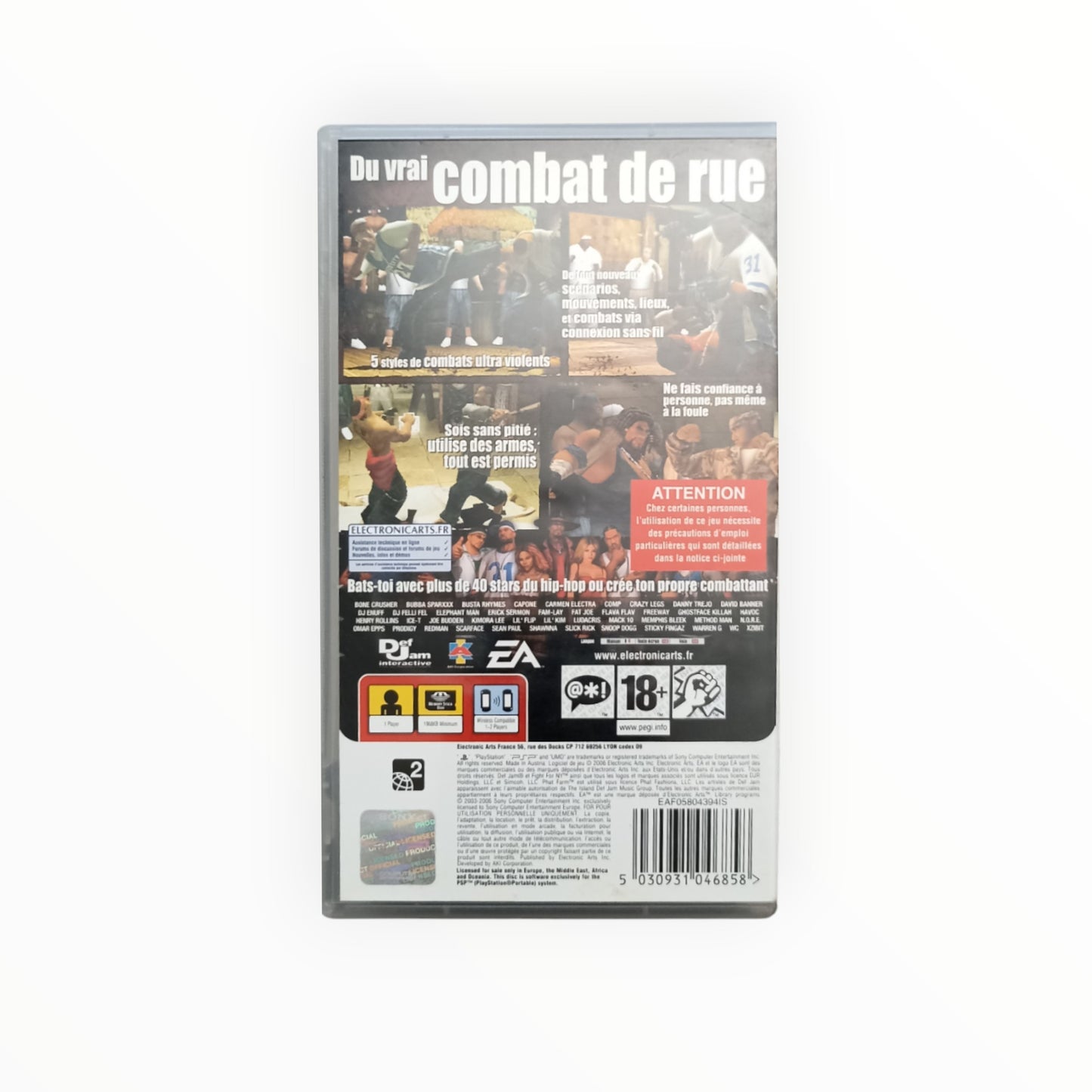 DEF JAM FIGHT FOR NY: THE TAKEOVER playstation portable (PSP)