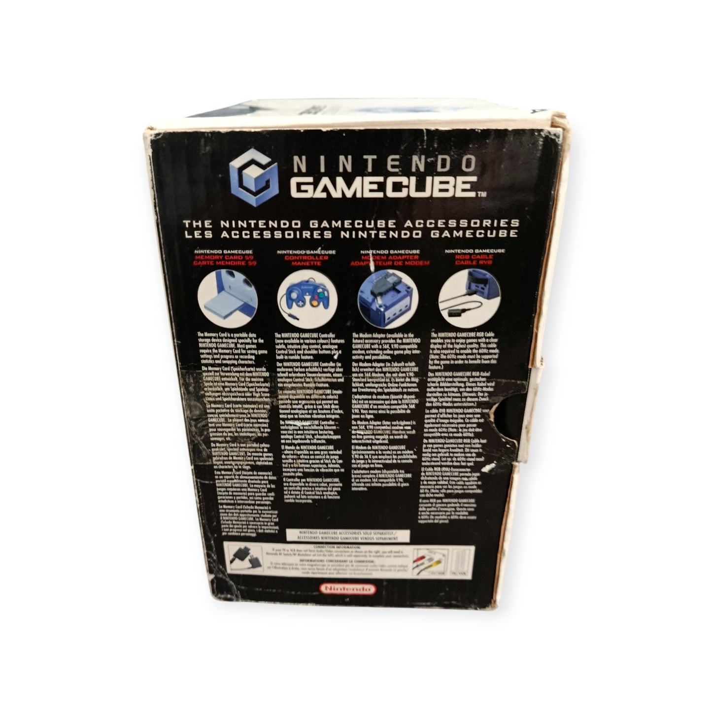 Console GameCube Noire en boîte