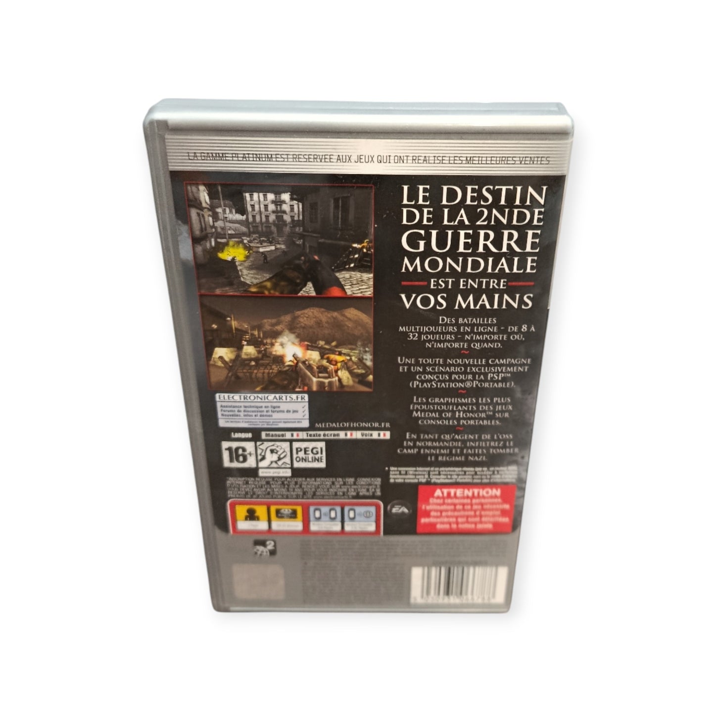 Medal Of Honor Heroes 2 Playstation Portable (PSP) Version Platinum