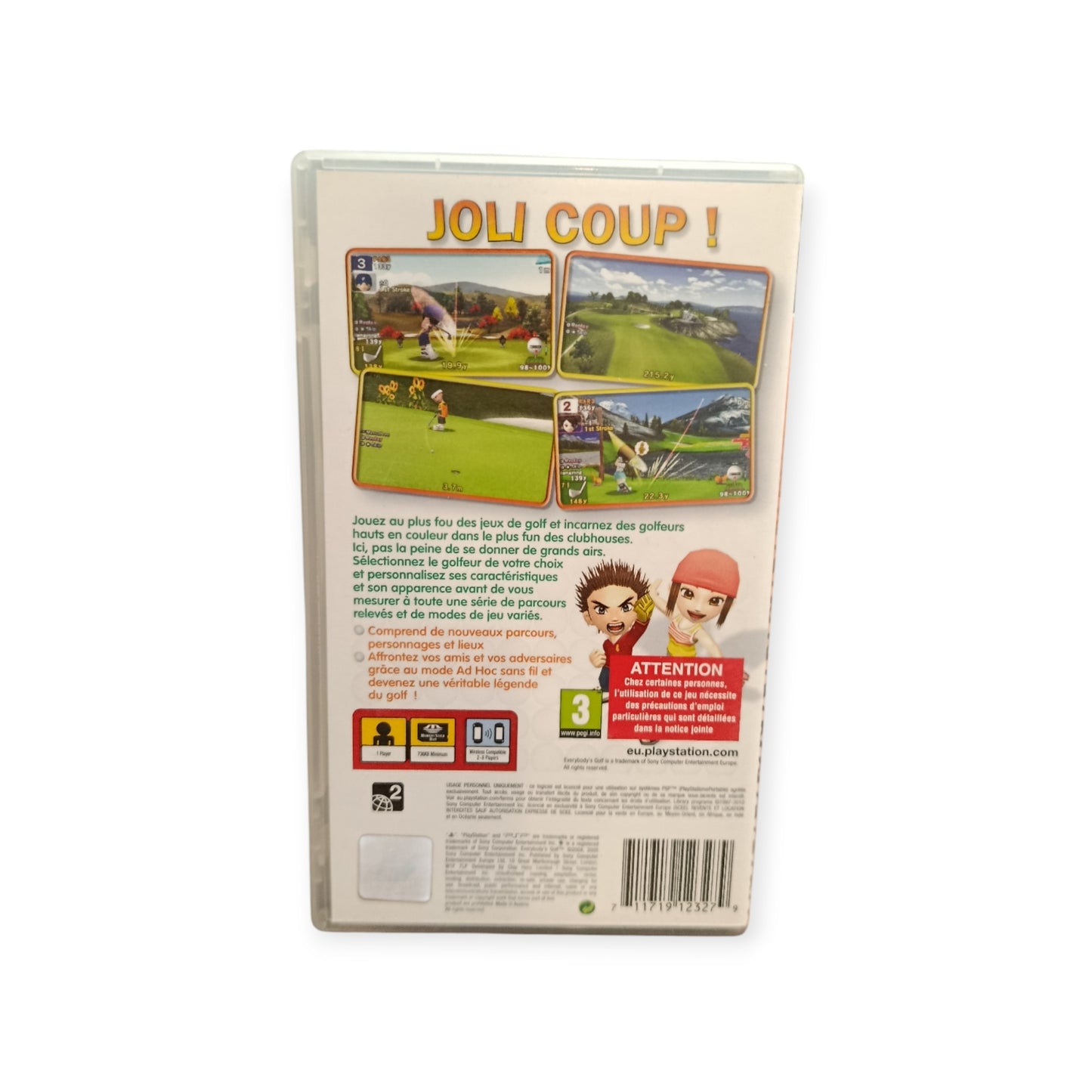 Everybody's Golf Playstation Portable (PSP) Version Essentials