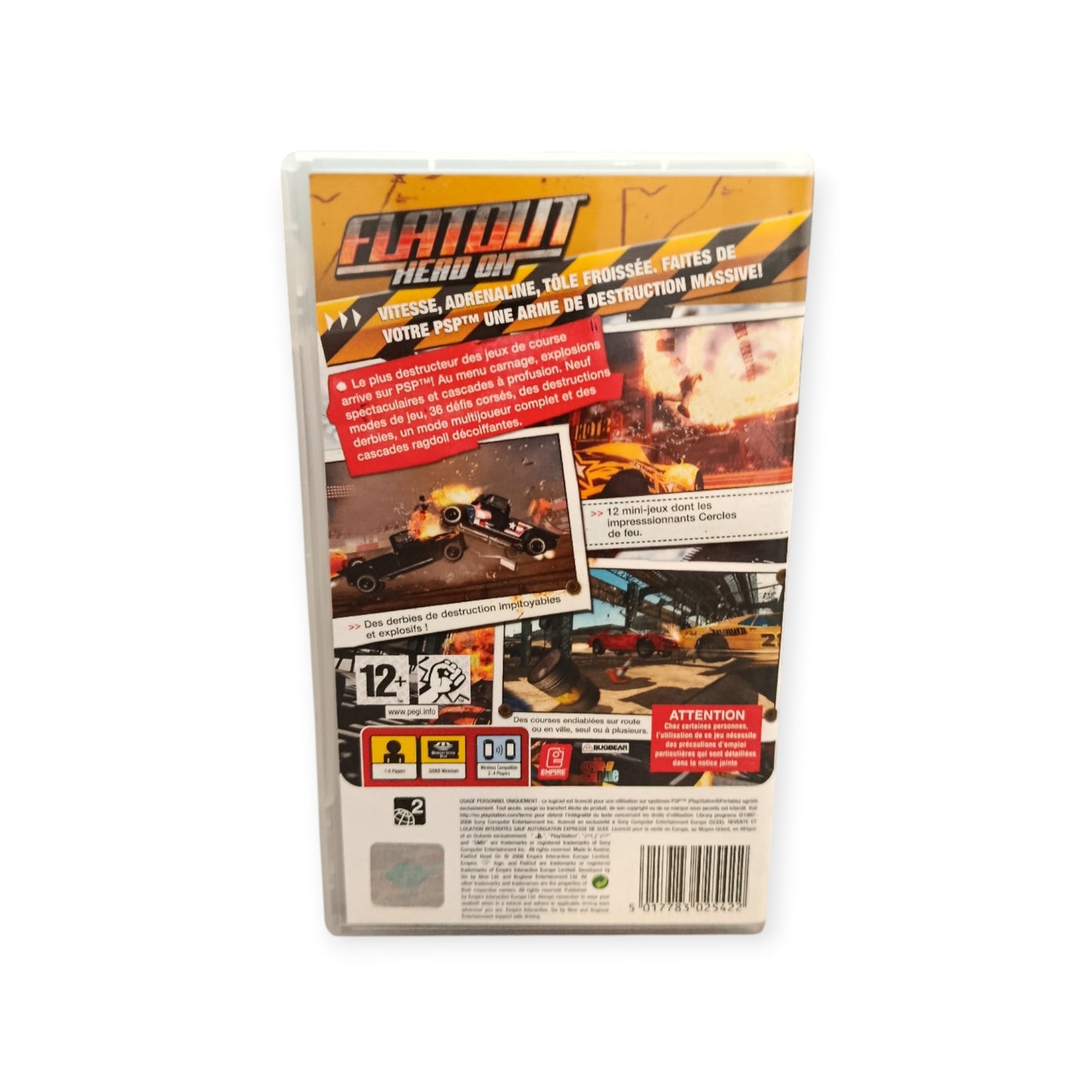 Flatout : Head on Playstation Portable (PSP)