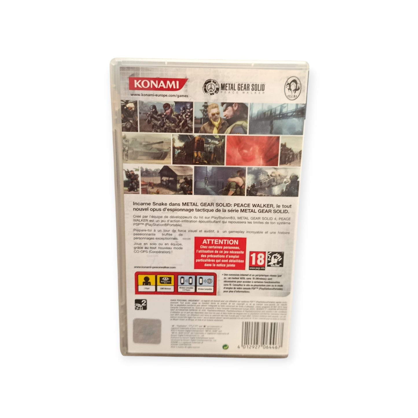 Metal Gear Solid Peace Walker Playstation Portable (PSP)