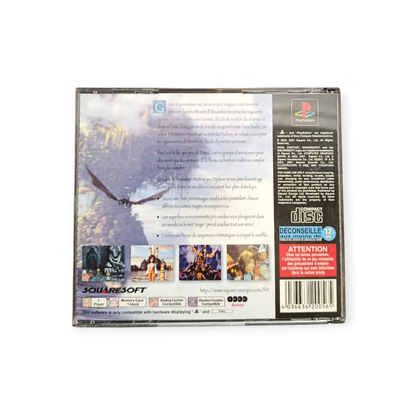 Final Fantasy IX Playstation 1 (PS1)