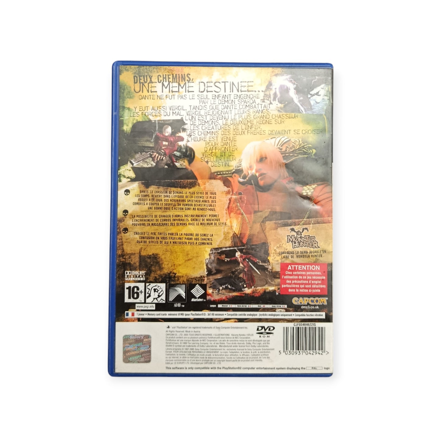 Devil May Cry Dante's Awakening Playstation 2 (PS2)