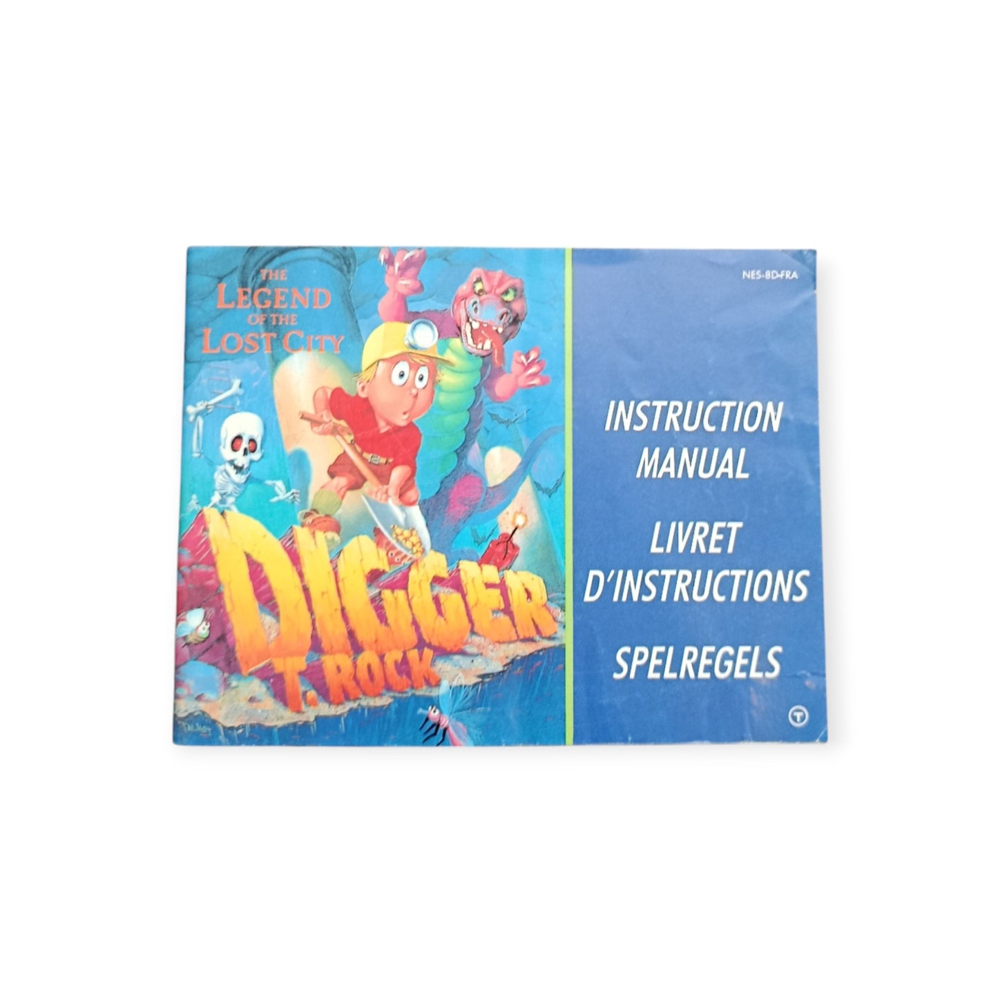 Notice Digger Trock Nintendo NES