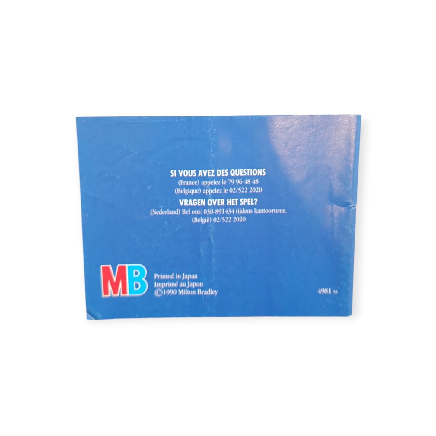 Notice Digger Trock Nintendo NES