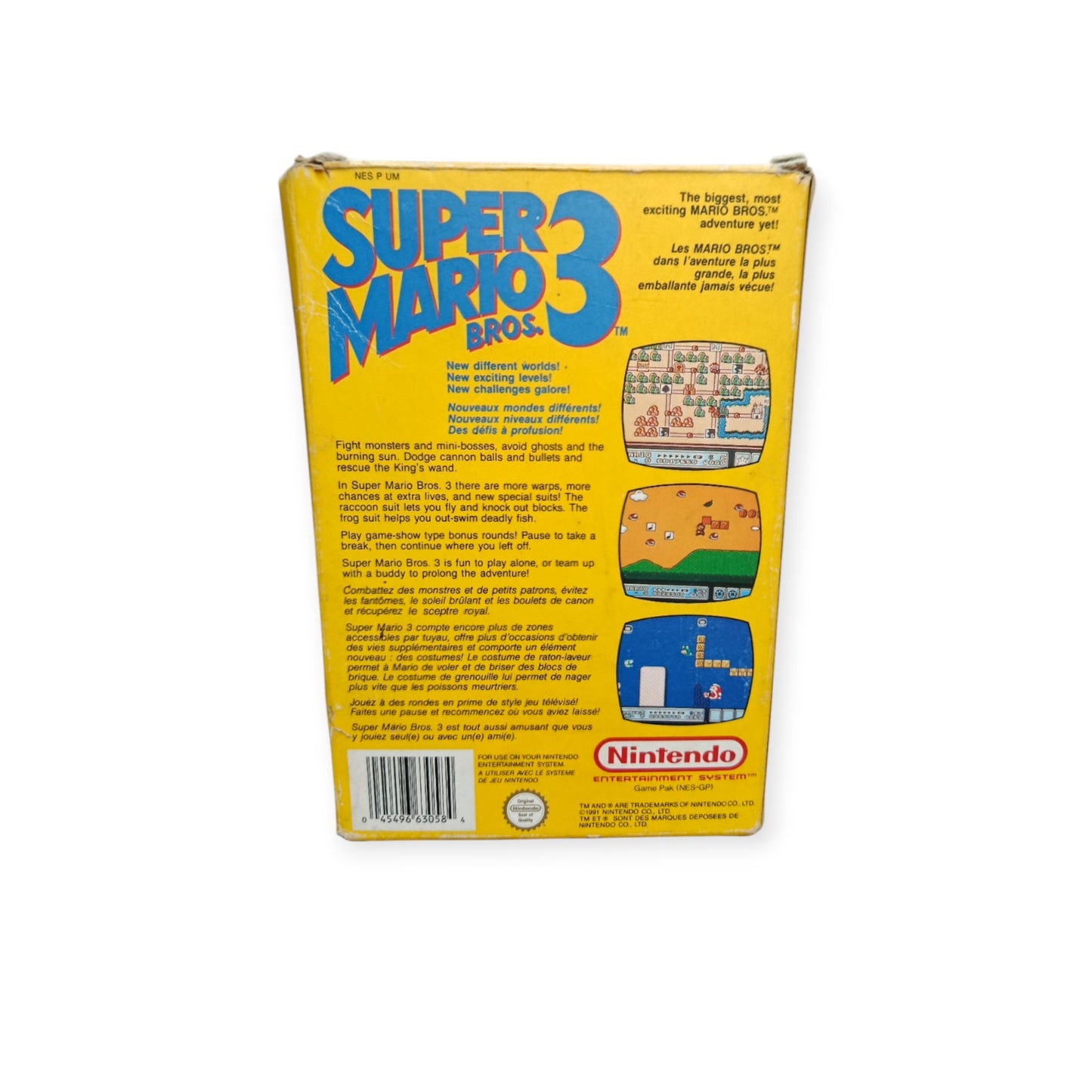 Super Mario Bros. 3 – Nintendo NES – Version PAL en boîte