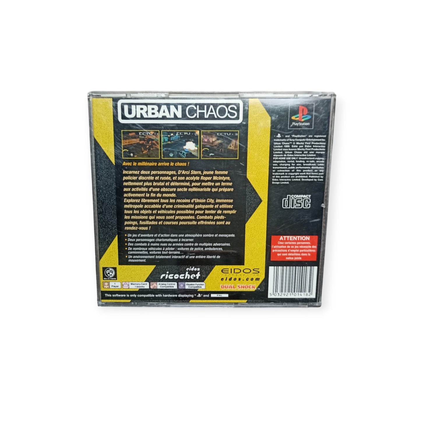 Urban Chaos Playstation 1 (PS1)