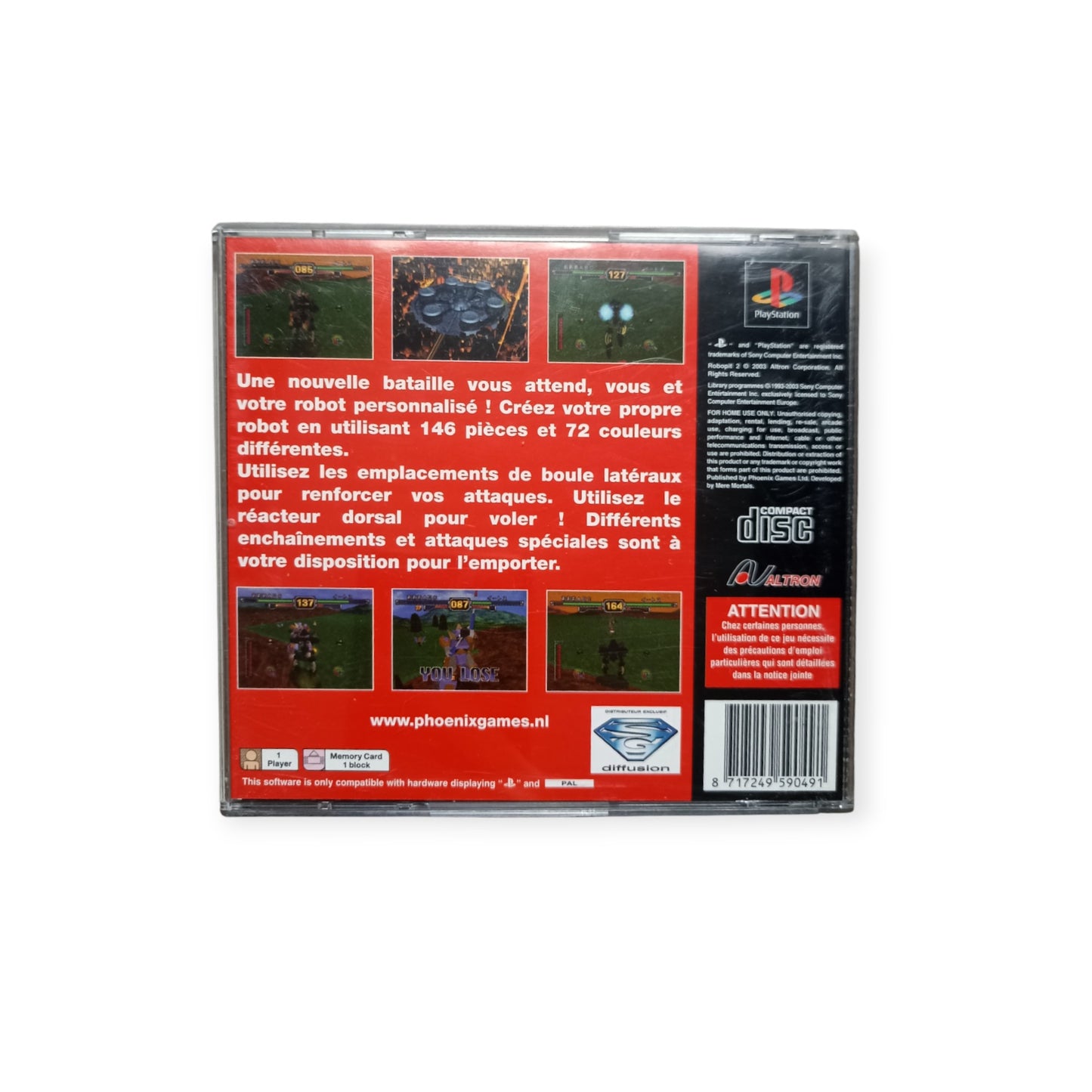 Robo-Pit 2 Playstation 1 (PS1)