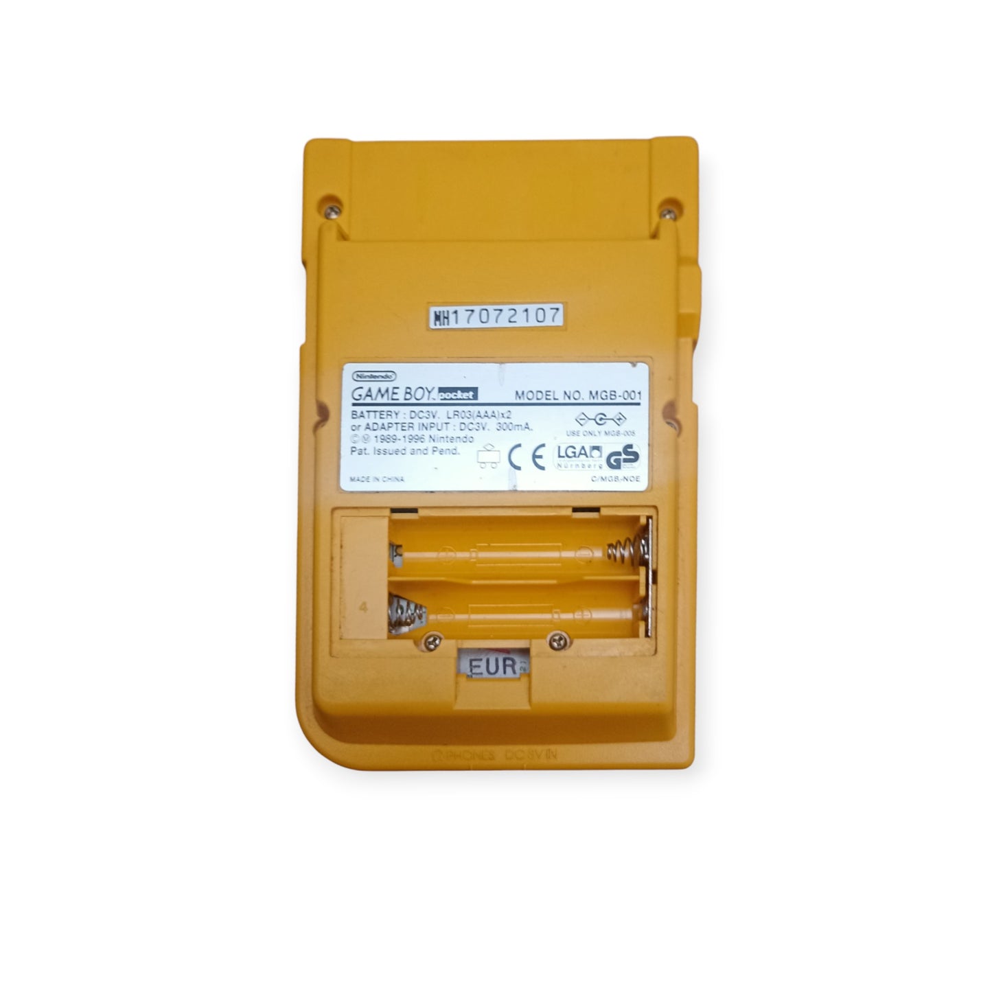 Console Nintendo Game Boy Color Jaune Pocket (GBC)