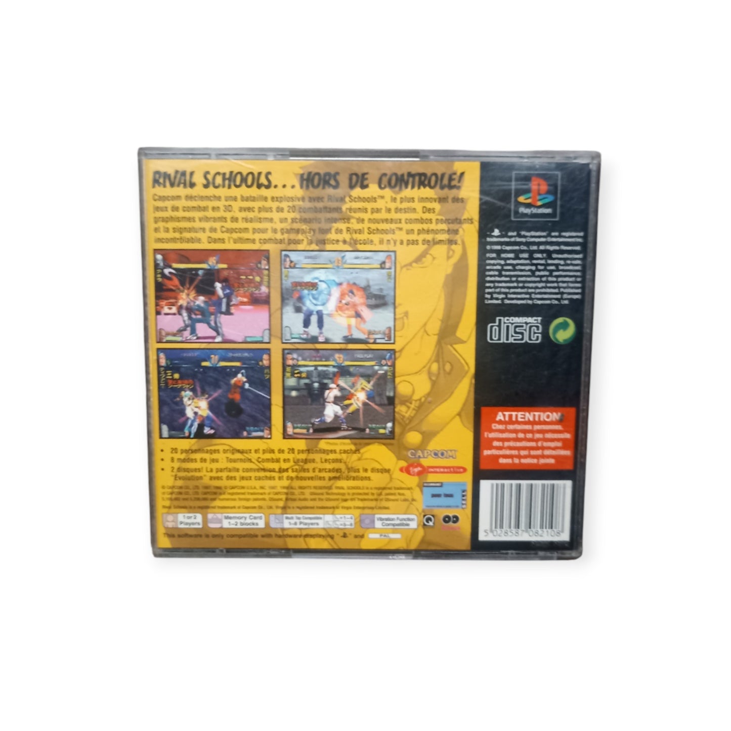 Rival Schools: United by Fate playstation 1 (PS1)
