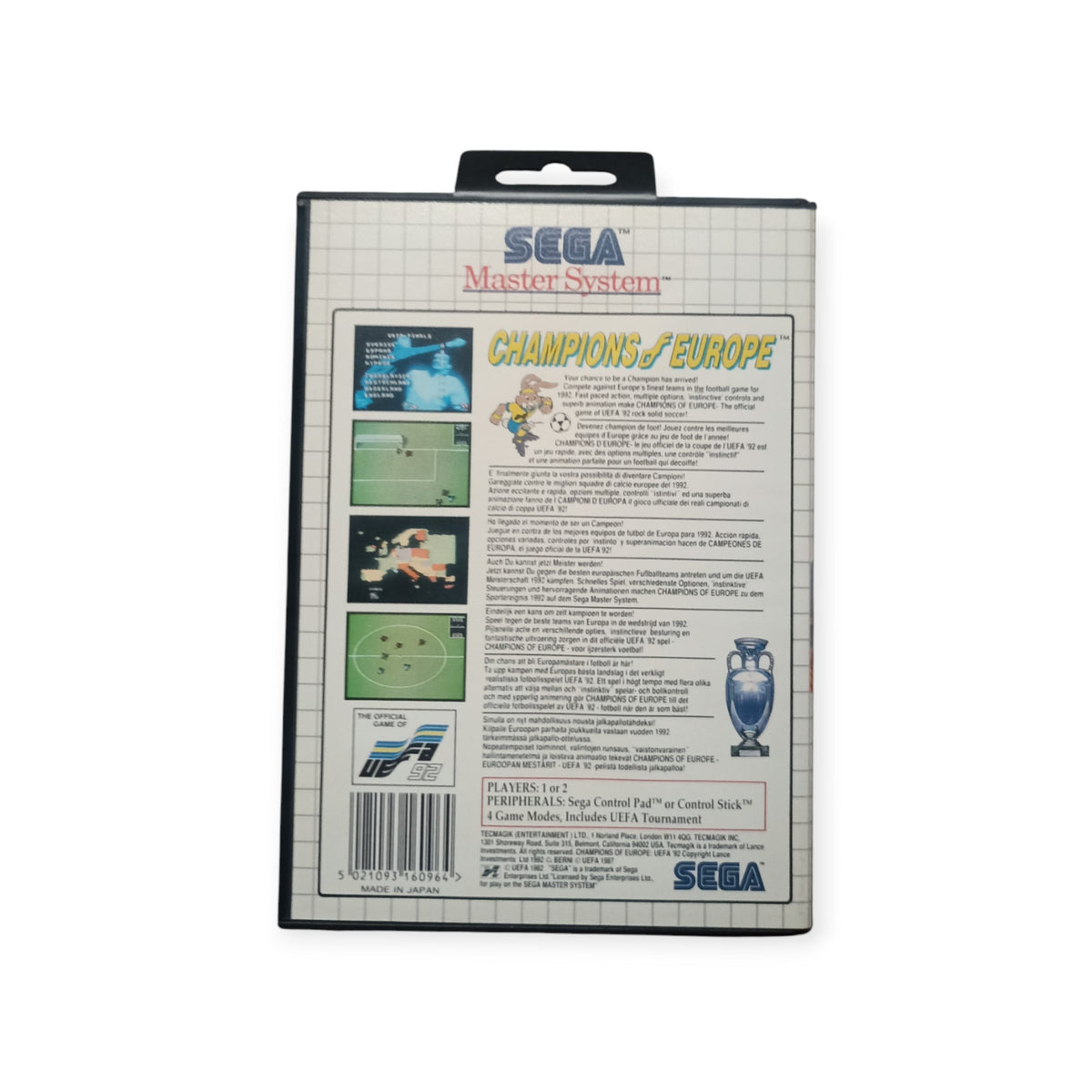 Champions of Europe Sega Master System