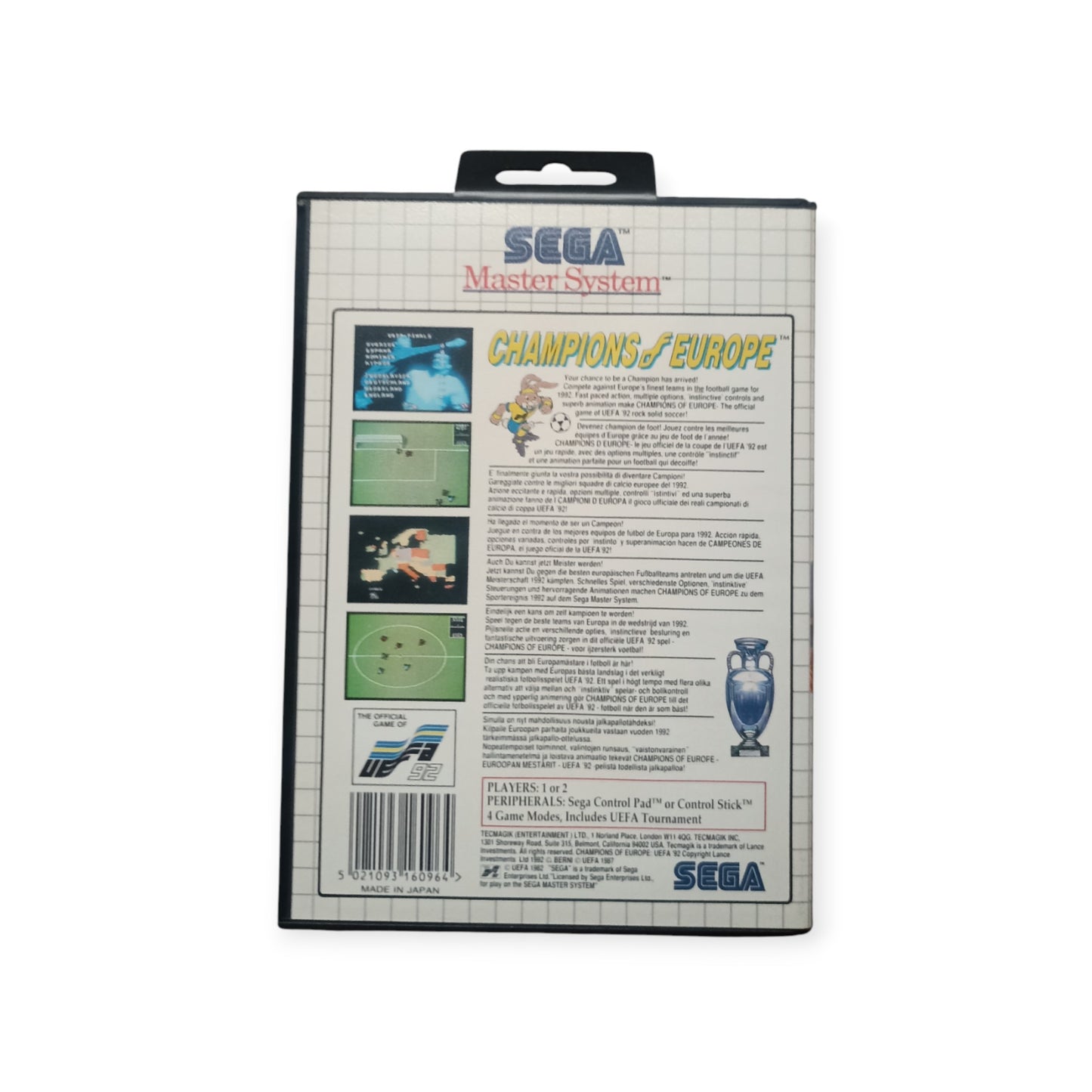 Champions of Europe Sega Master System