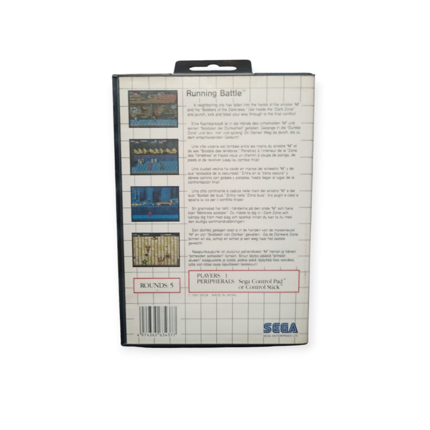 Running Battle Sega Master System