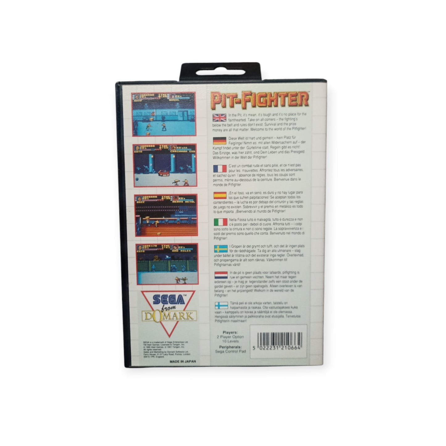 Pit Fighter Sega Master System