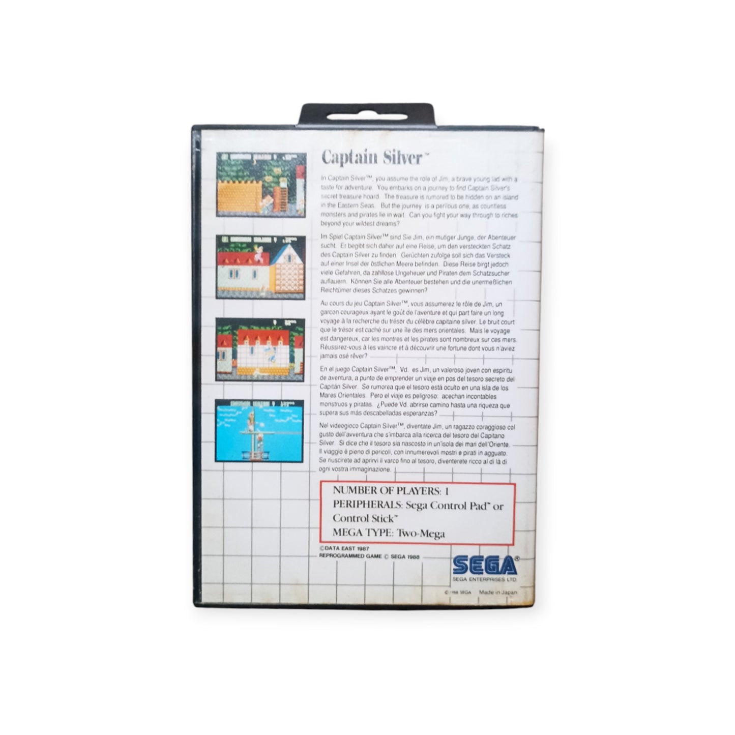Captain Silver Sega Master System