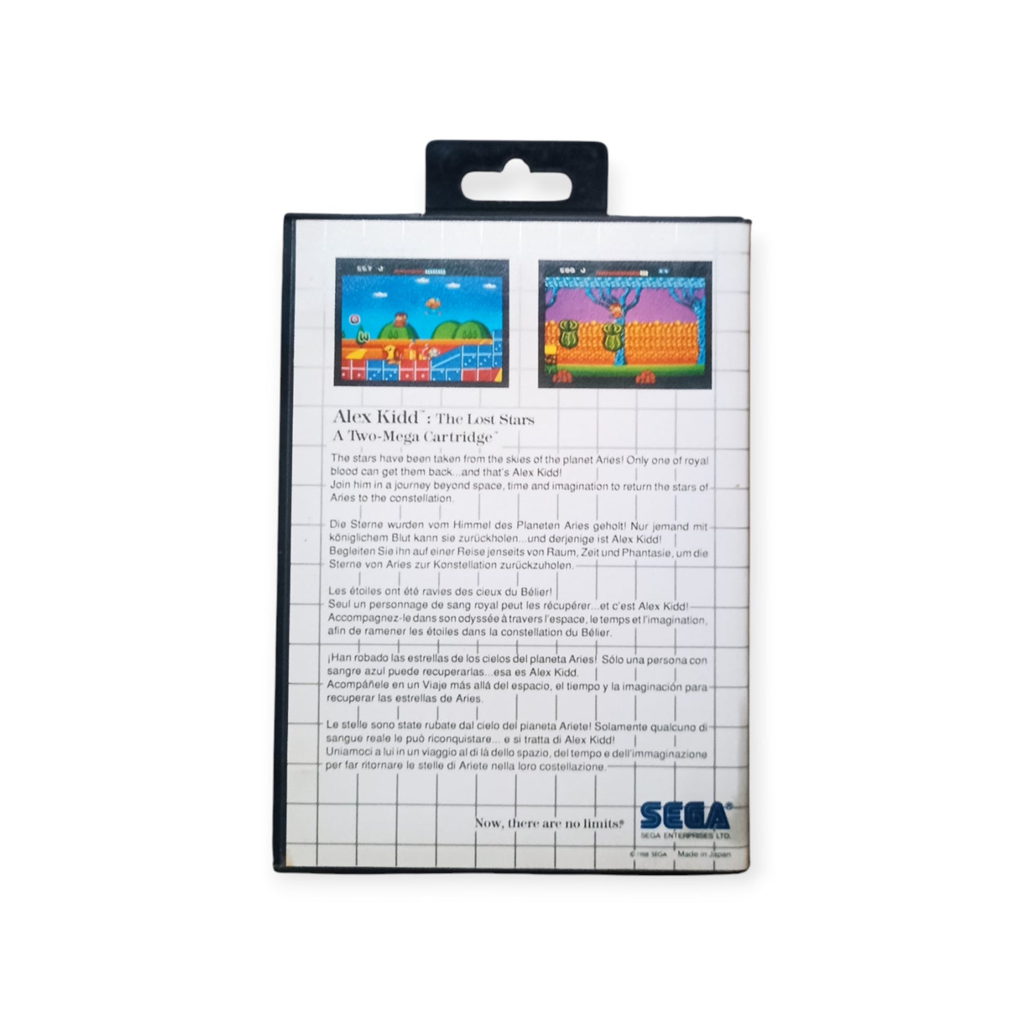Alex Kidd: The Lost Stars – Sega Master System (sans notice)
