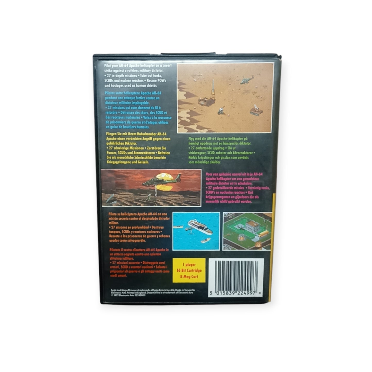 Desert Strike Sega Mega Drive