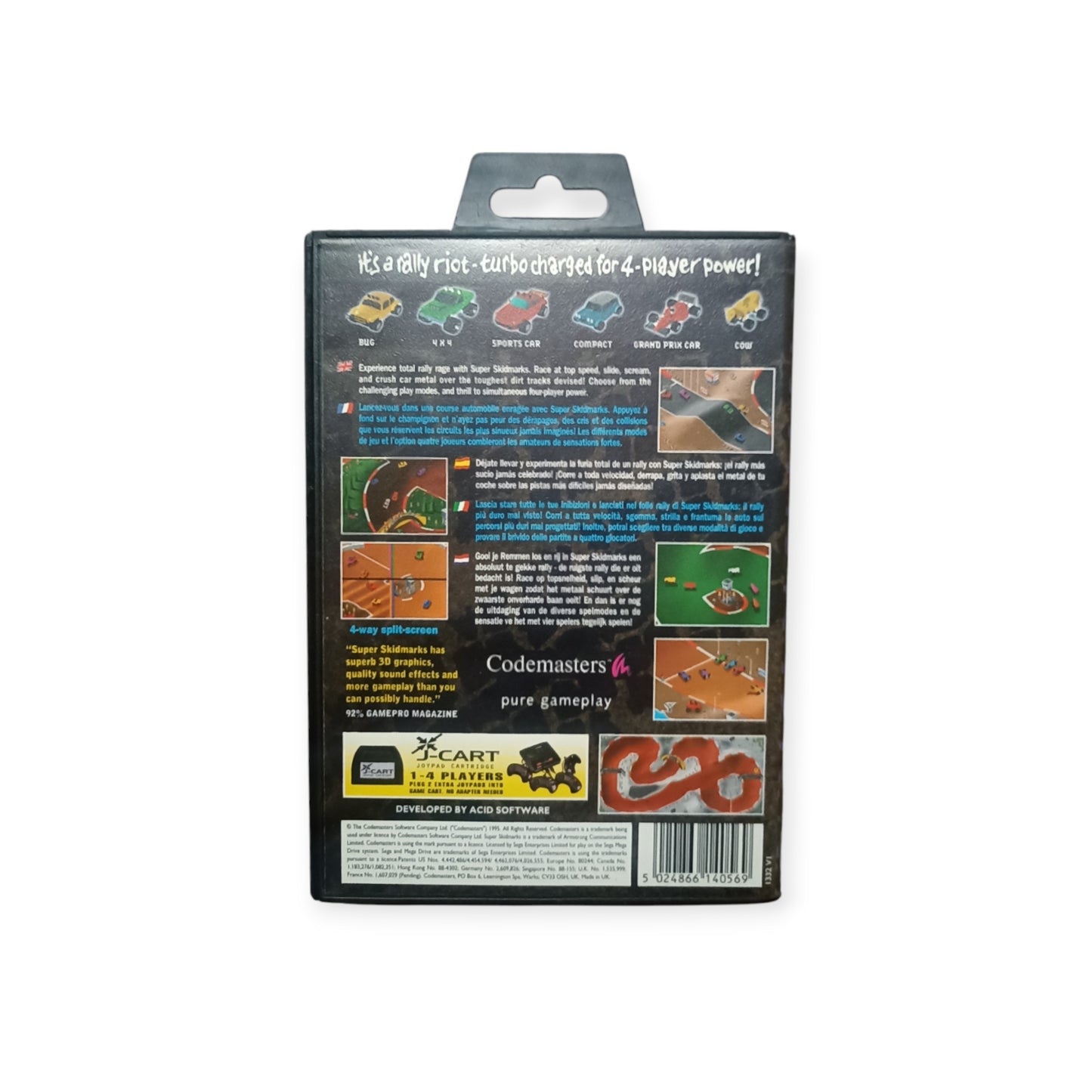 Super Skidmarks Sega Mega Drive