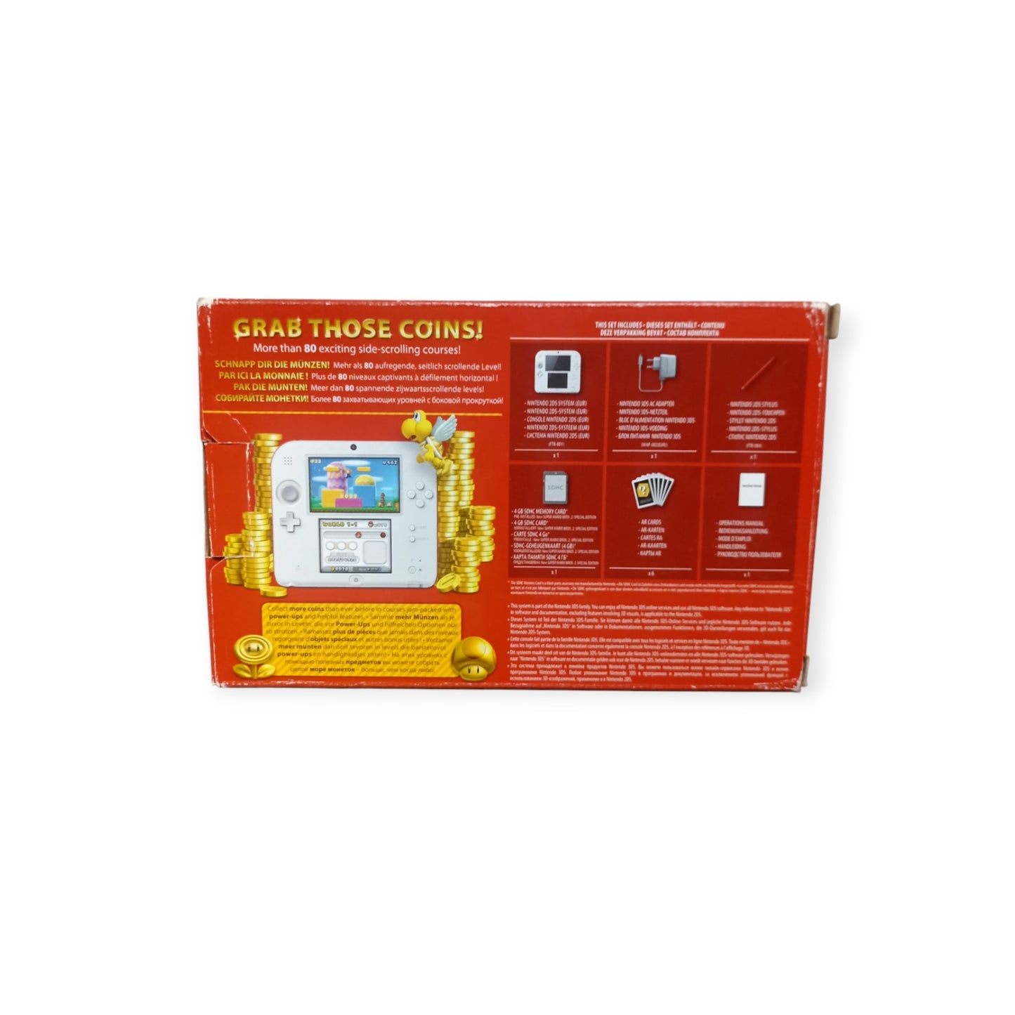 Boîte Console Nintendo 2DS Special Edition New Super Mario Bros 2 - Nintendo 2DS