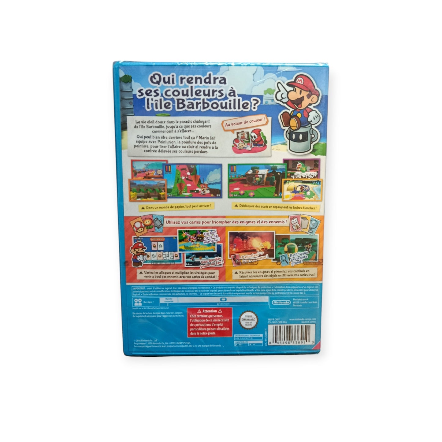 Paper Mario : Color Splash Nintendo Wii U Neuf