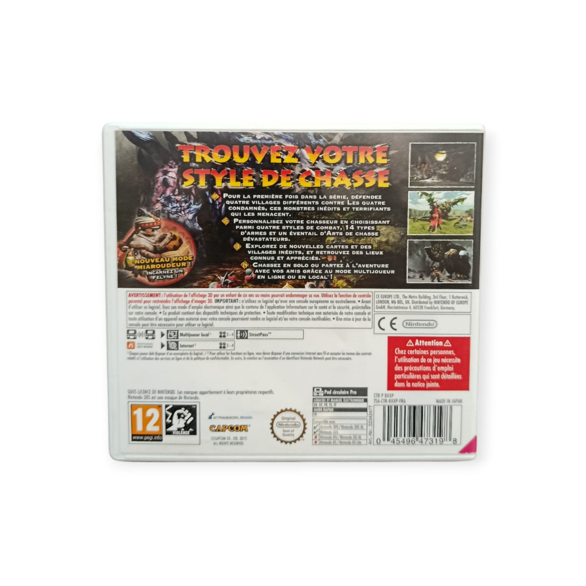 Monster Hunter Génération Nintendo 3DS