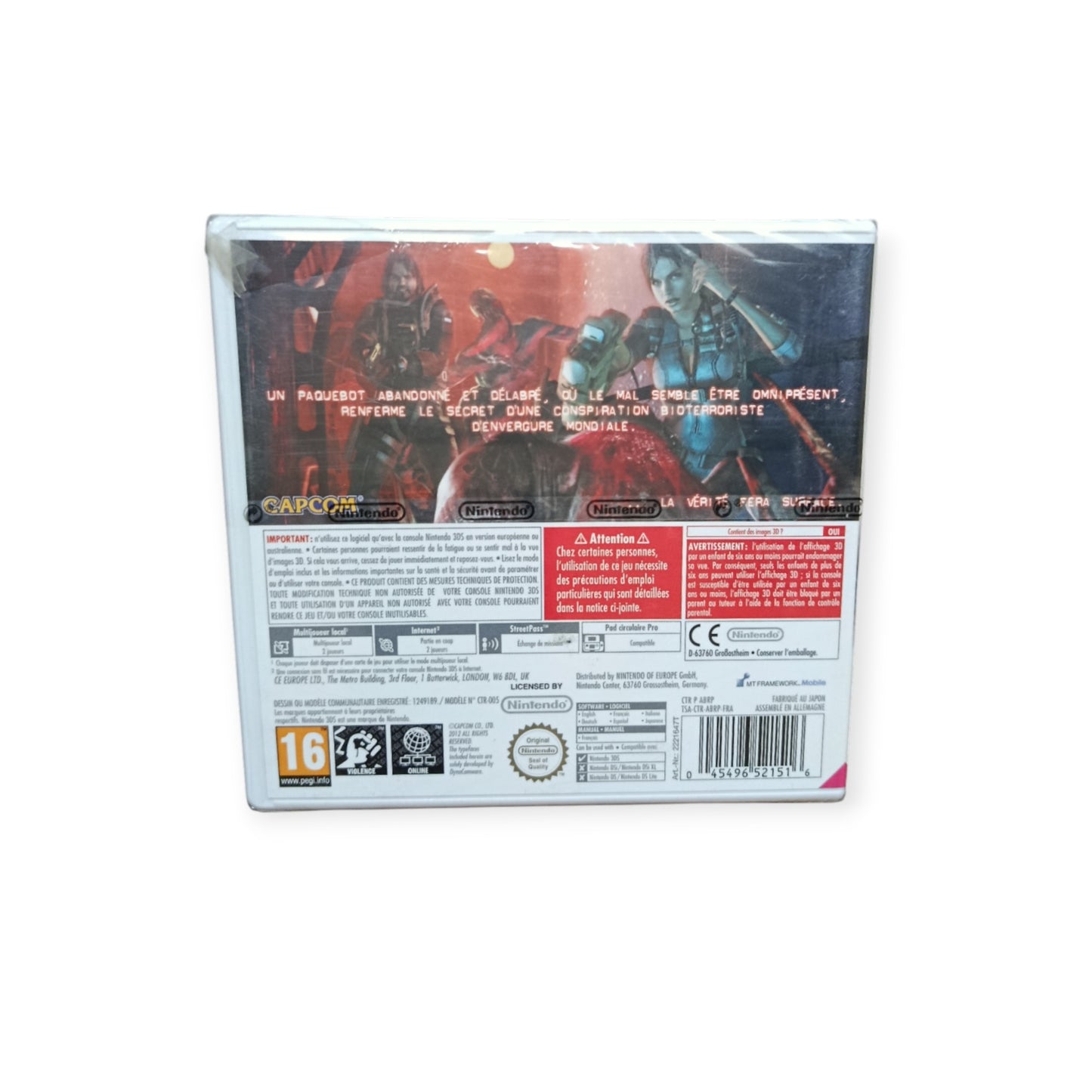 Résident Evil Révélations  Nintendo 3DS Neuf