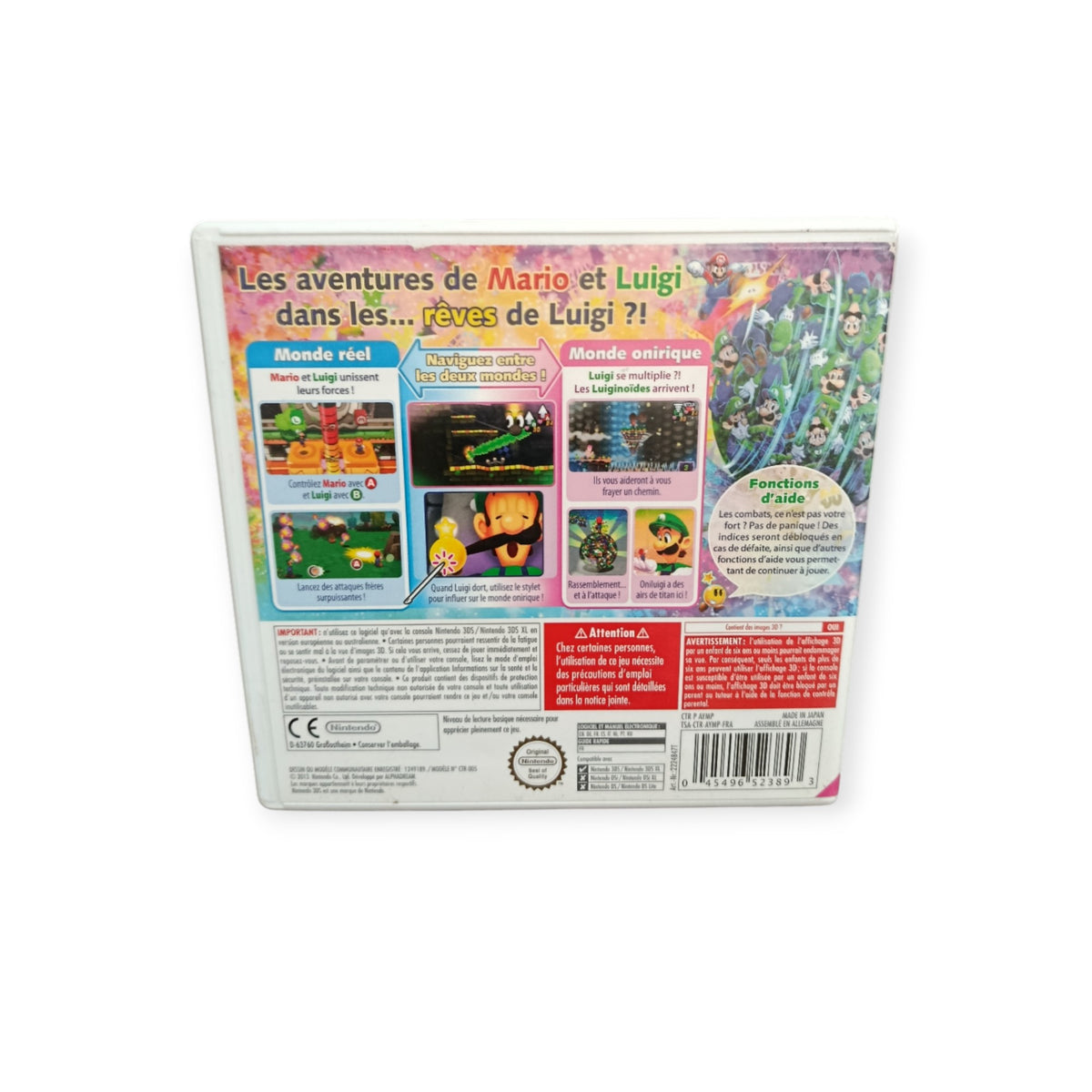 Mario & Luigi Dream Team Bros Nintendo 3DS
