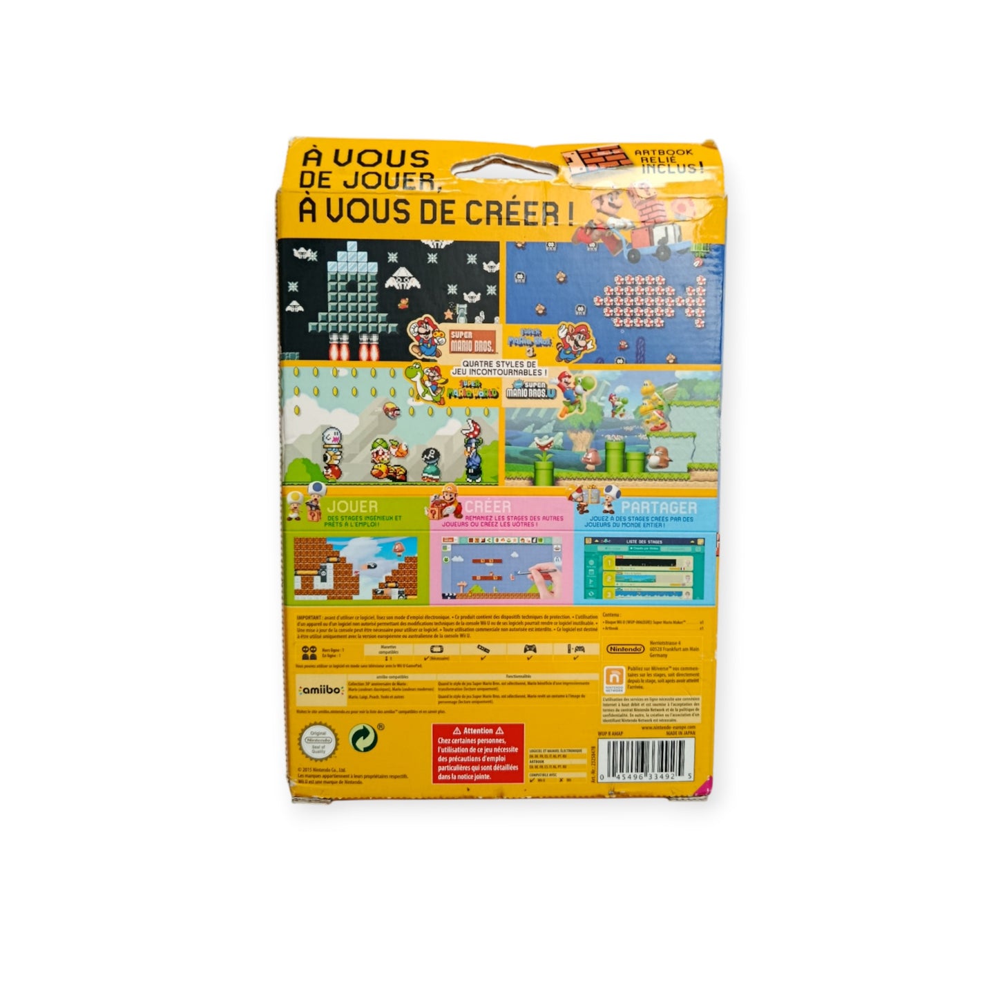 Super Mario Maker – Nintendo Wii U (Complet)