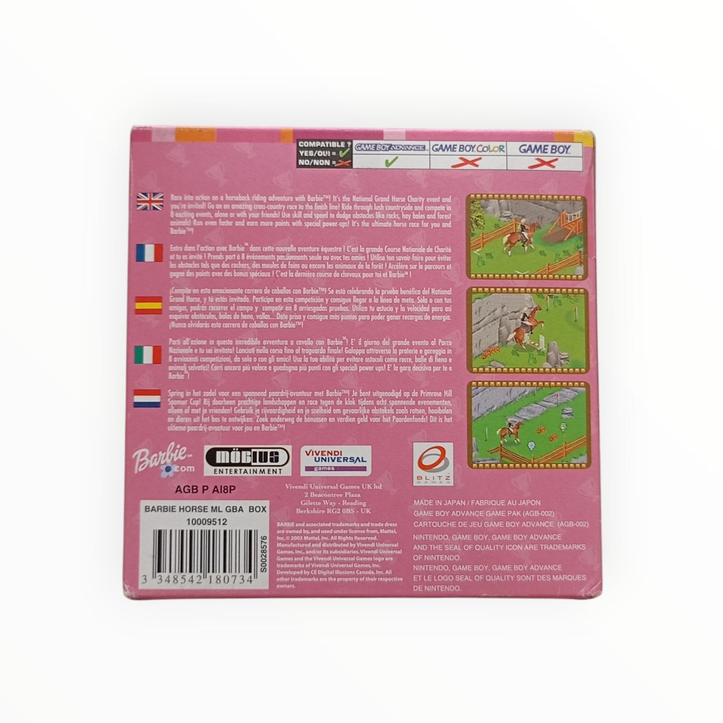 HORSE ADVENTURE gameboy advance