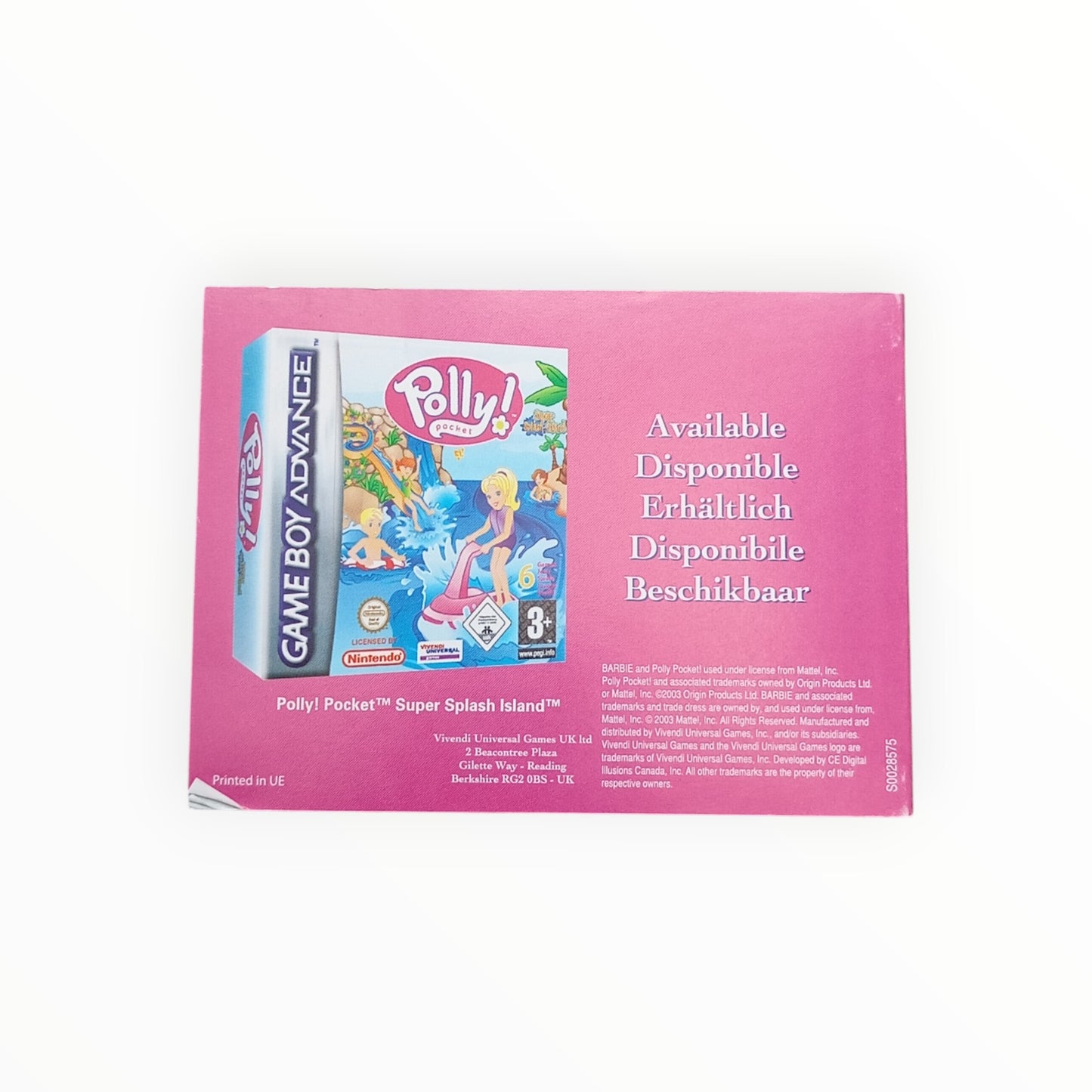 HORSE ADVENTURE gameboy advance