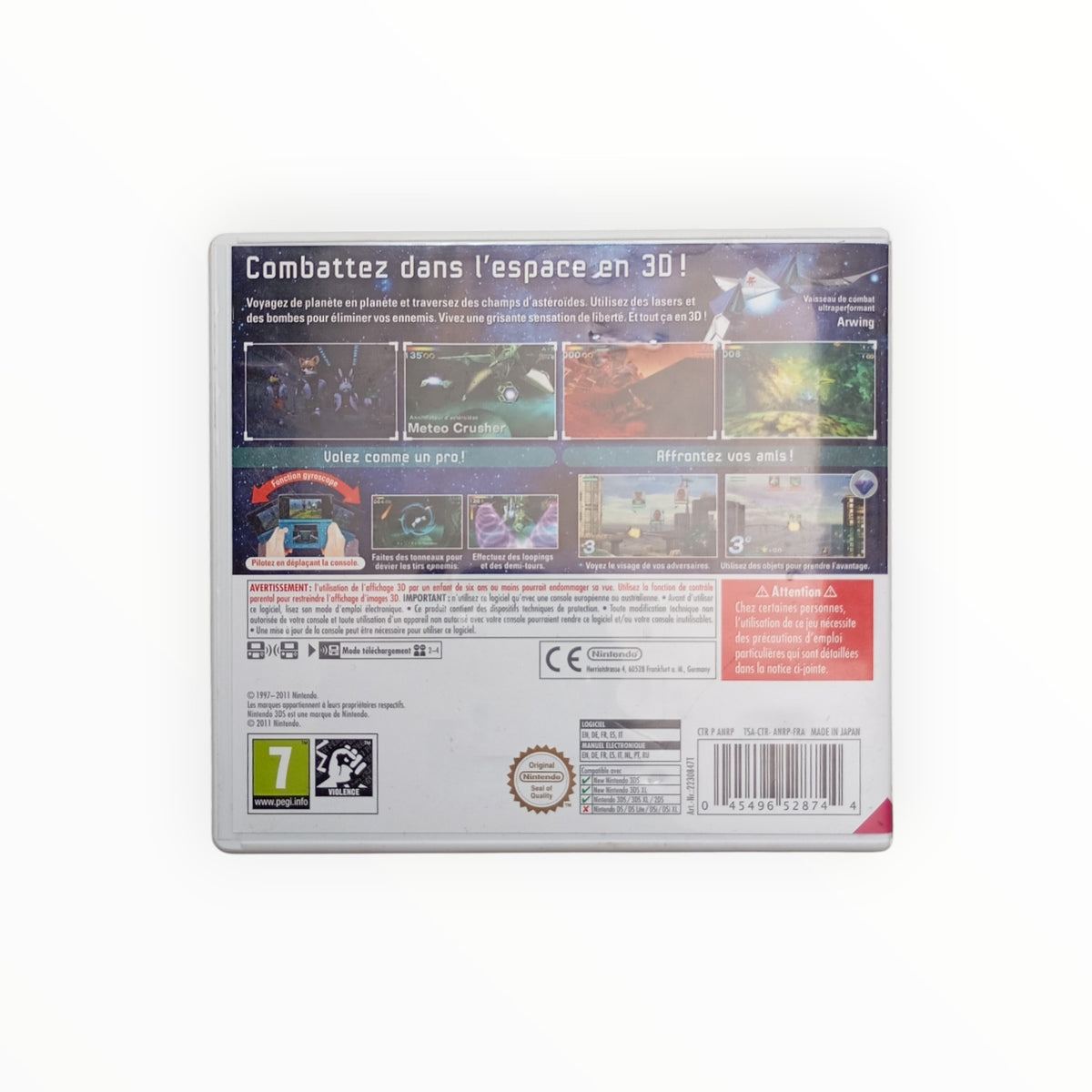 STARFOX 3D 64 nintendo 3DS Version Selects