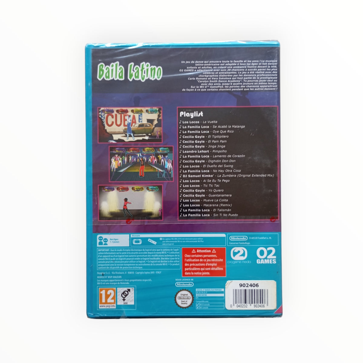 BAILA LATINO  nintendo wii U (neuf sous blister)