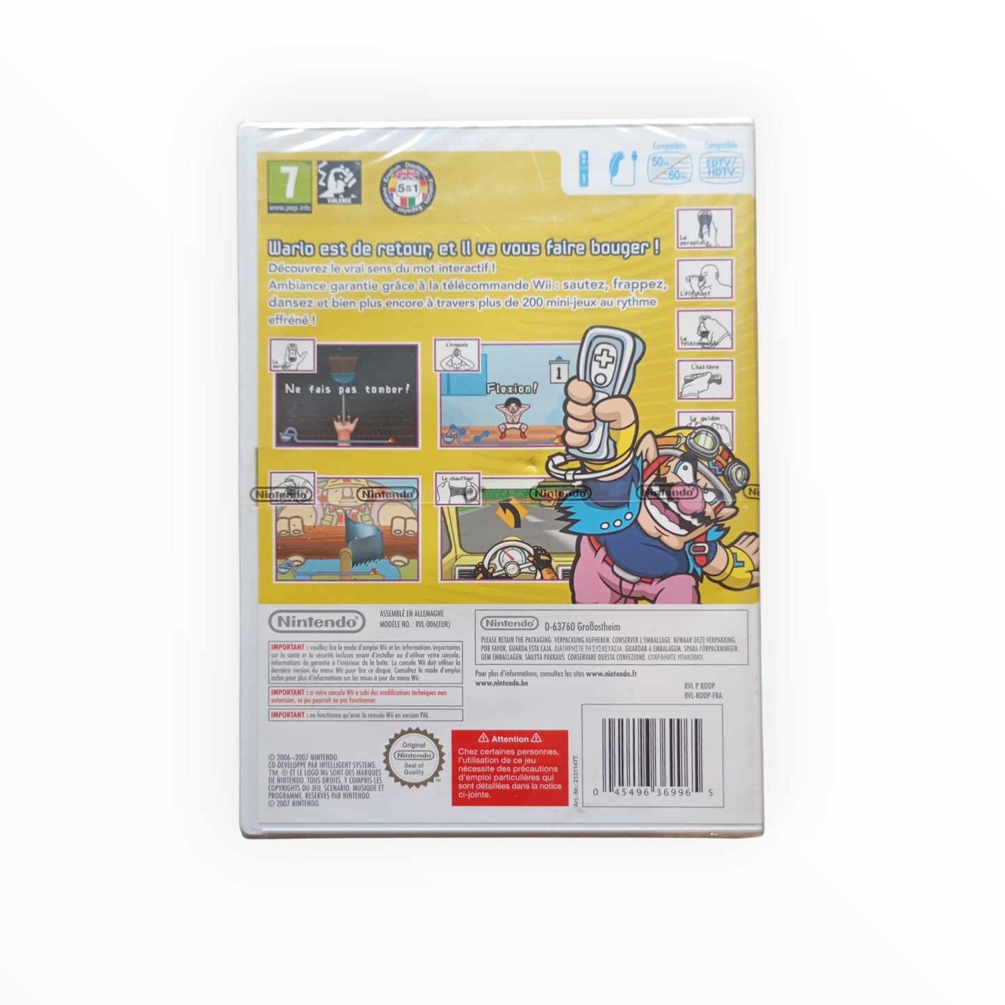 WARIO WARE SMOOTH MOVES nintendo wii (neuf sous blister)