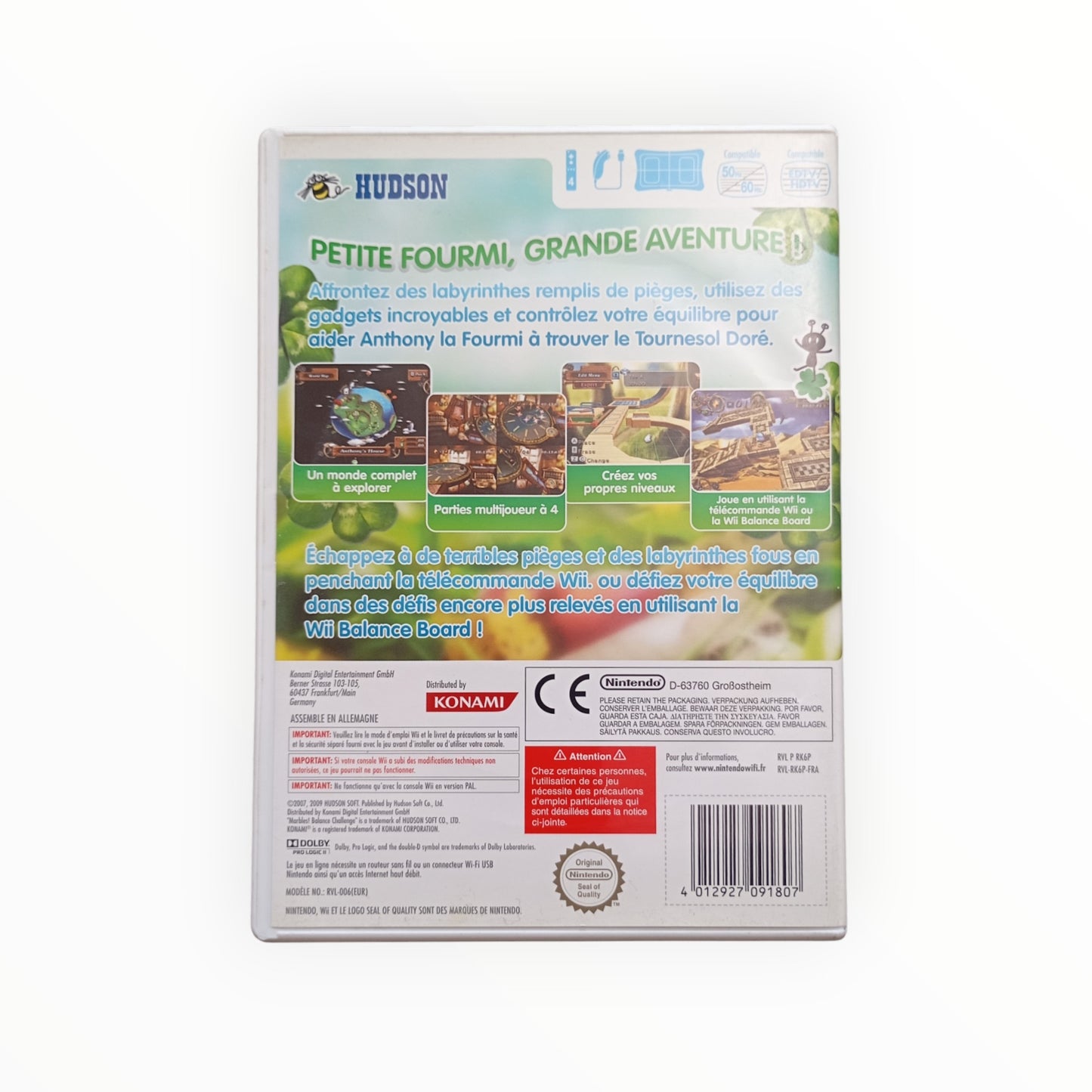 BALANCE CHALLENGE nintendo wii