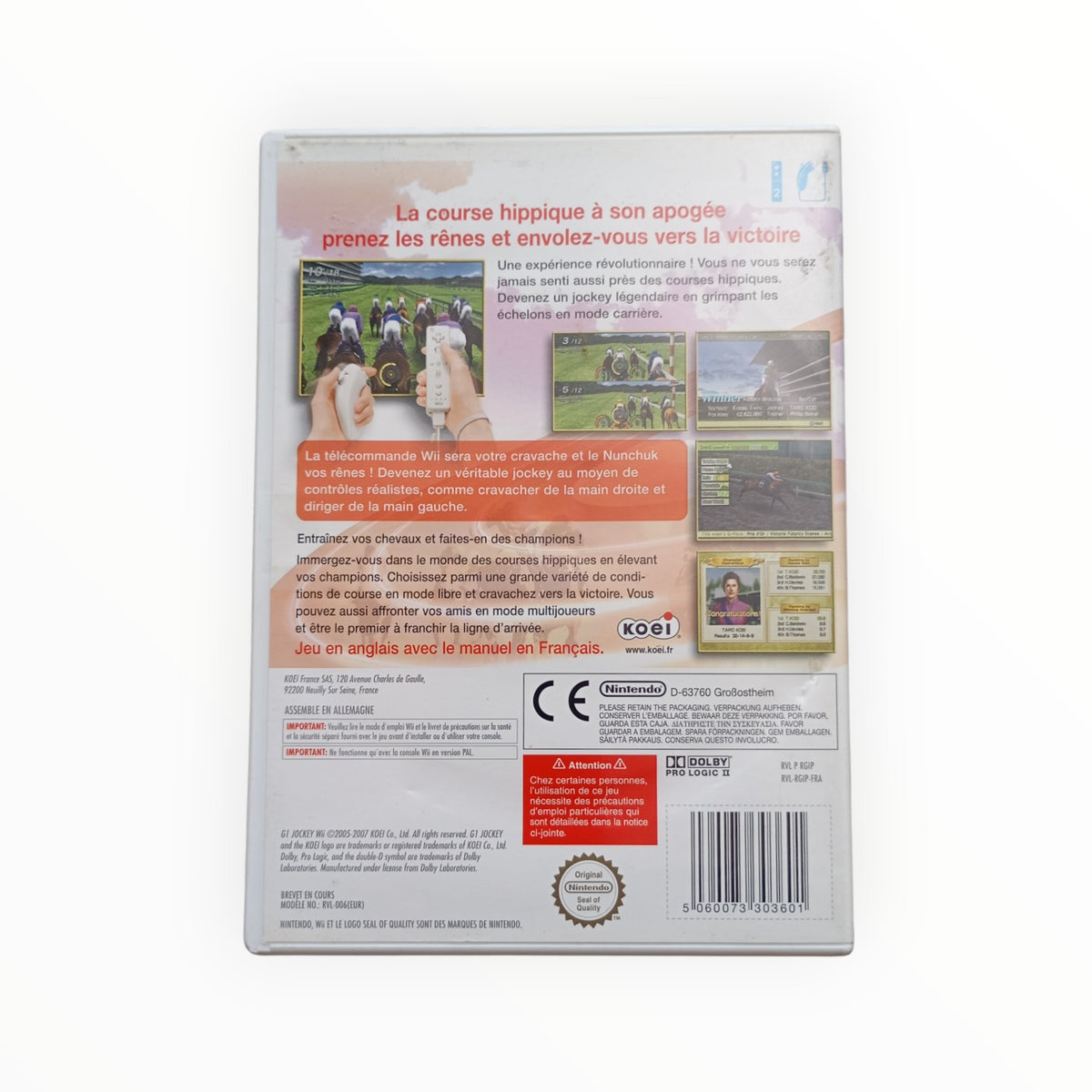 G1 JOCKEY nintendo wii