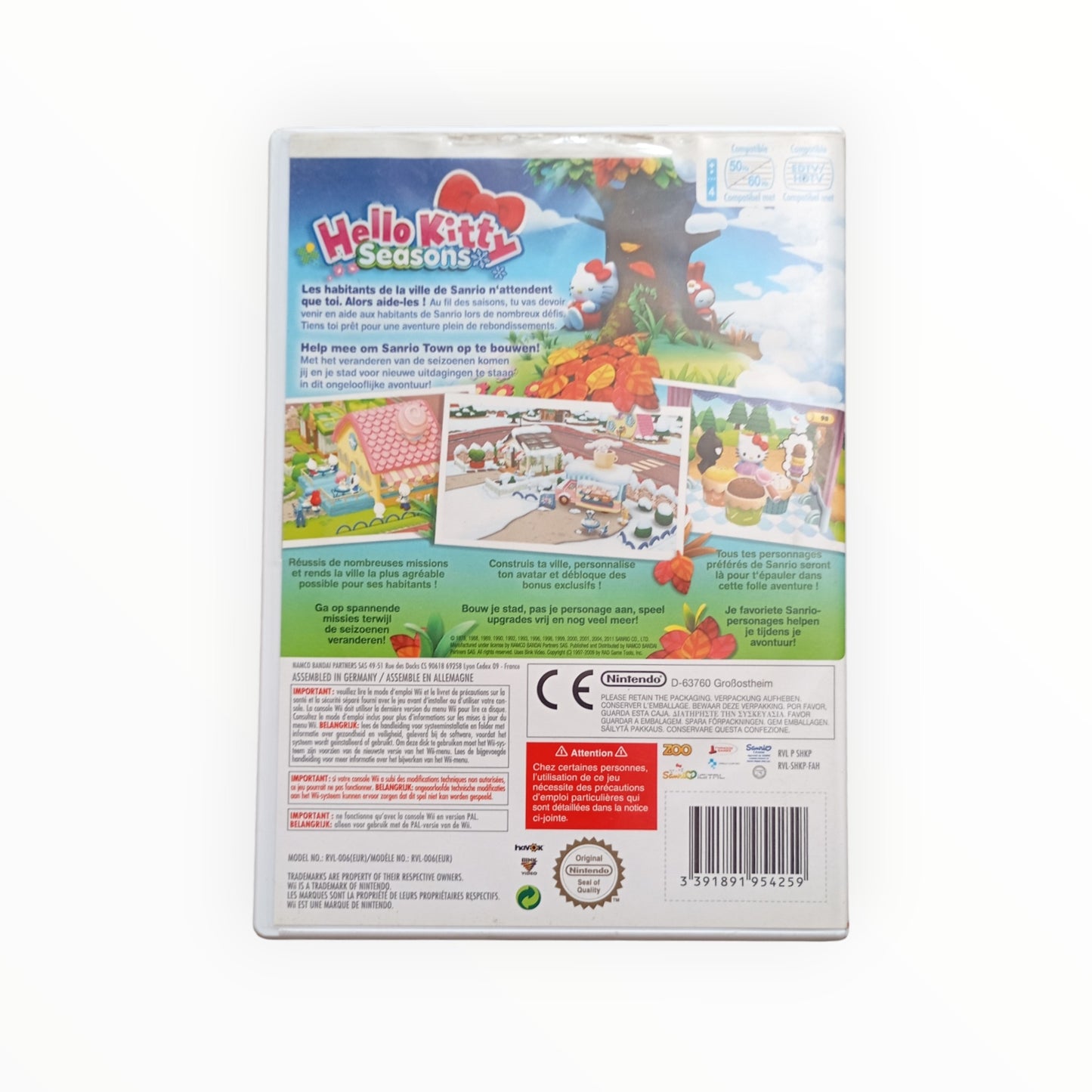 HELLO KITTY SEASON nintendo wii